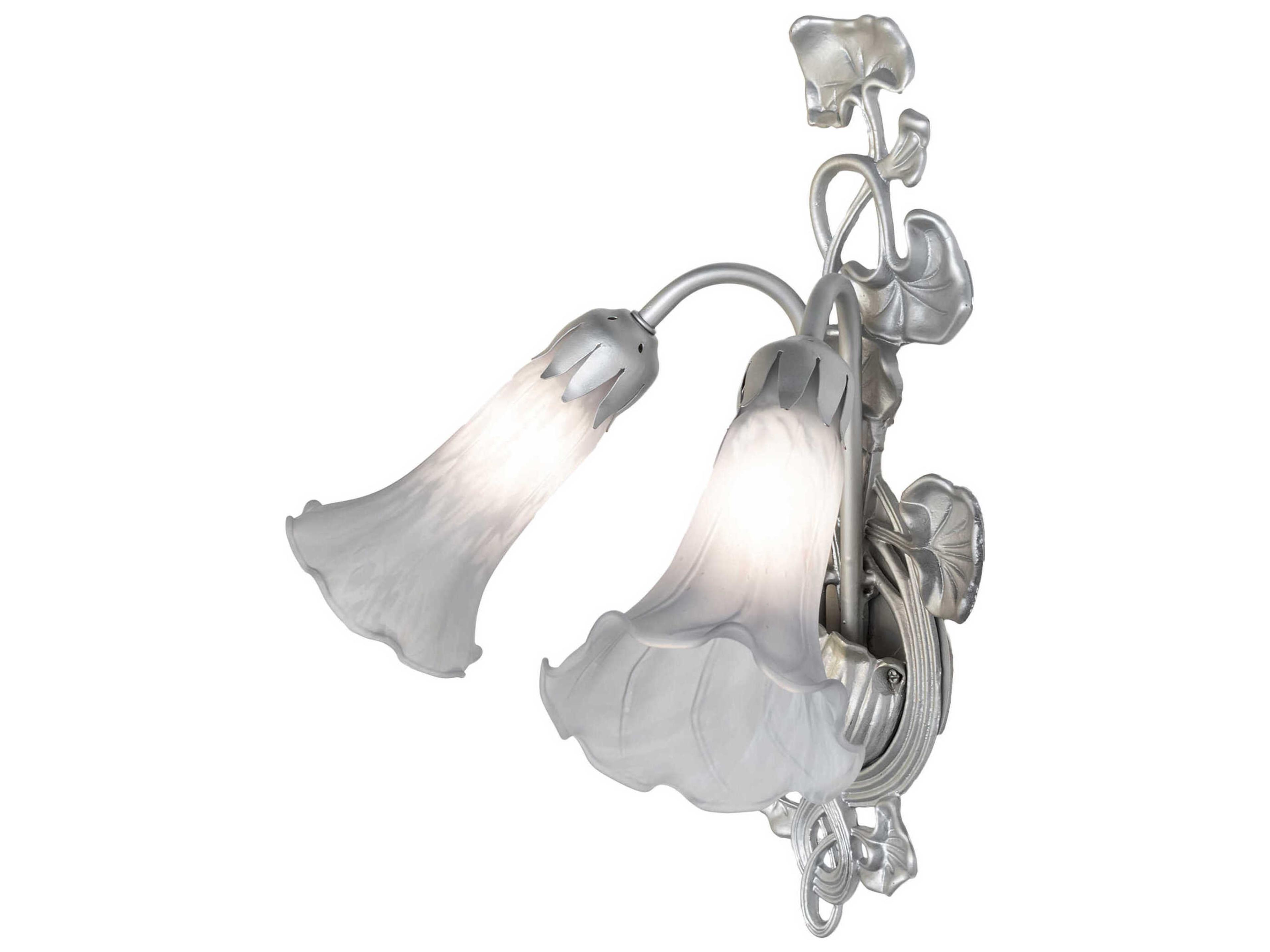 Meyda Tiffany Pond Lily 2-Light Light Sandstone Wall Sconce