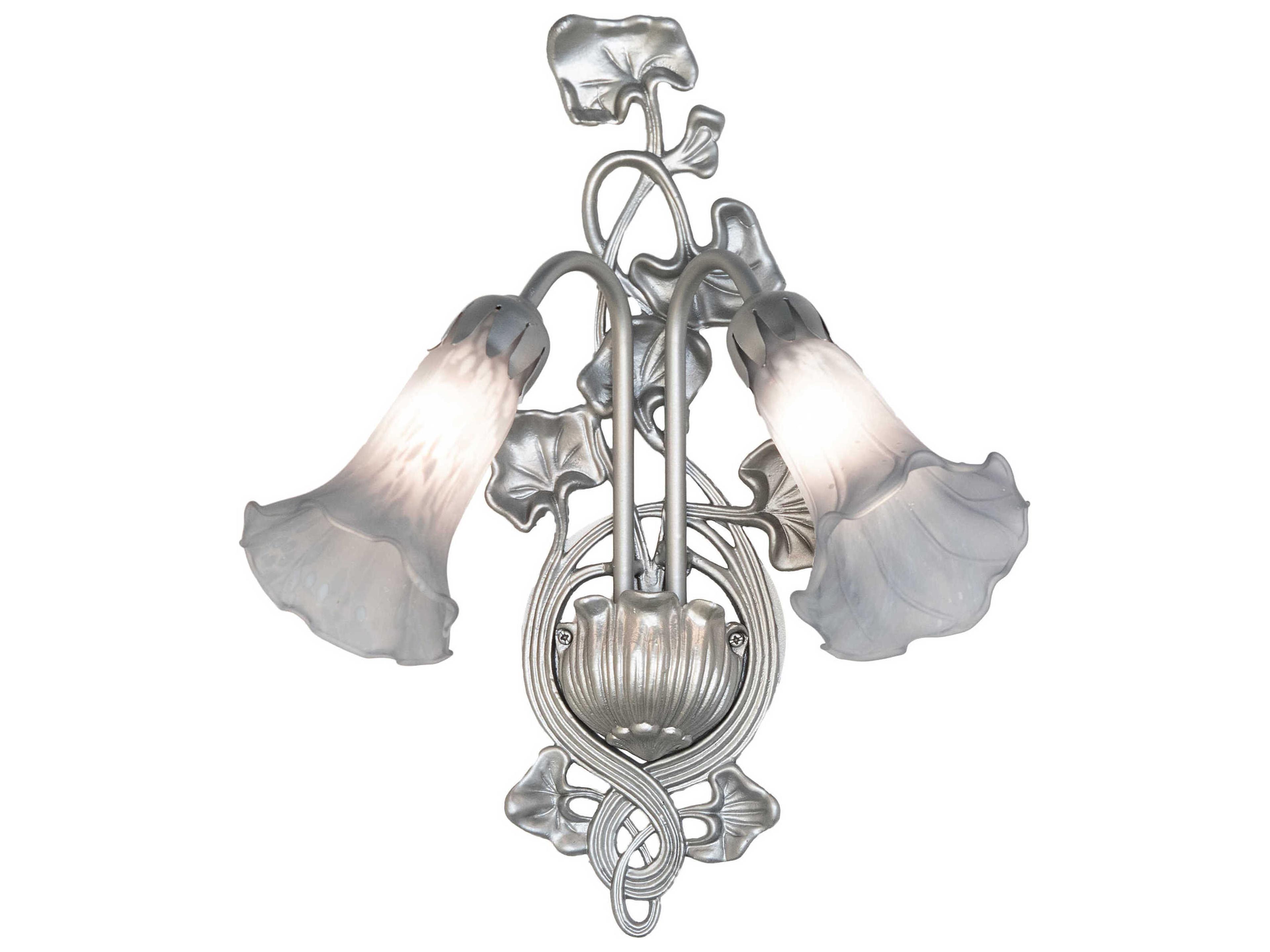 Meyda Tiffany Pond Lily 2-Light Light Sandstone Wall Sconce