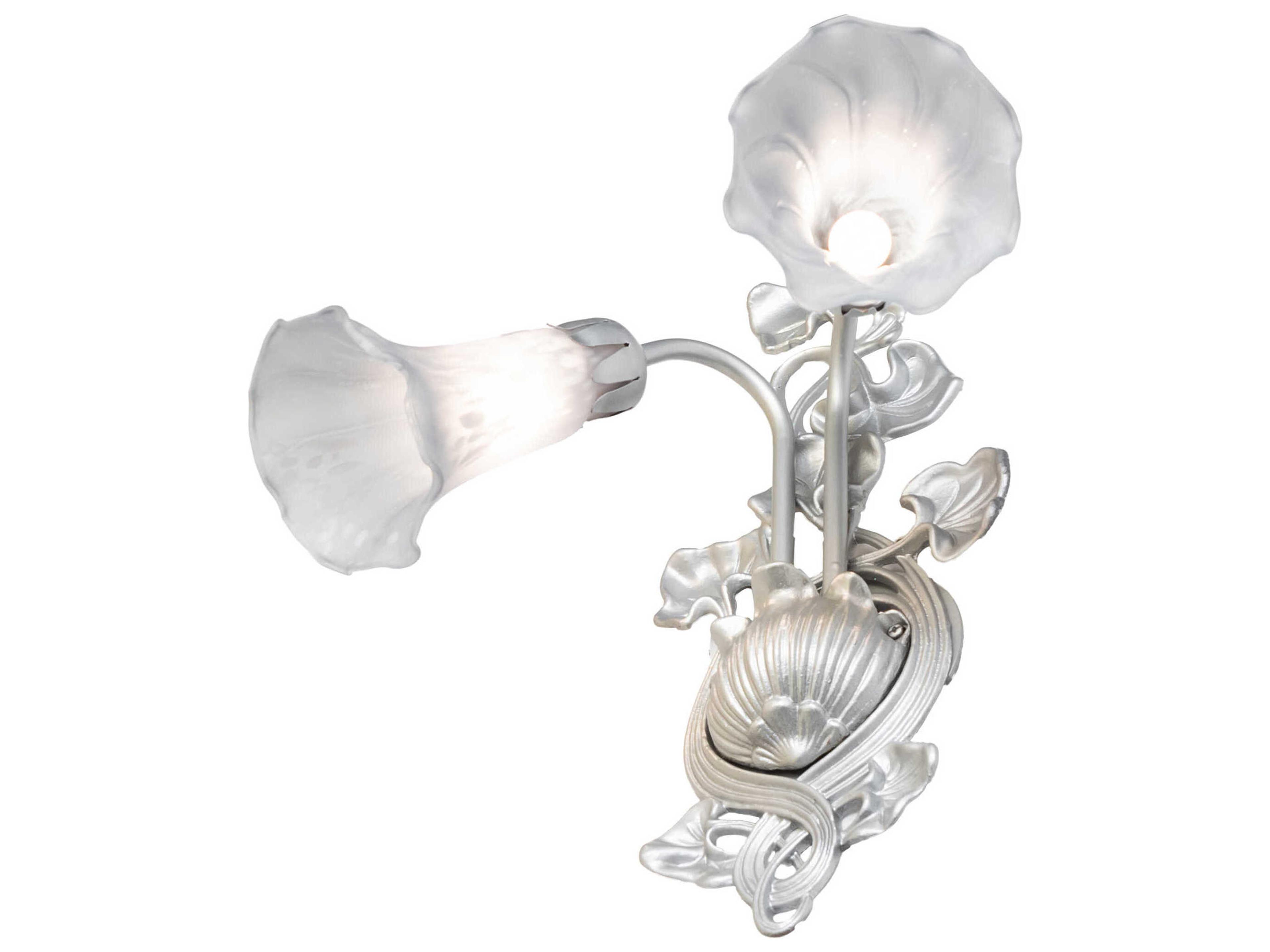 Meyda Tiffany Pond Lily 2-Light Light Sandstone Wall Sconce