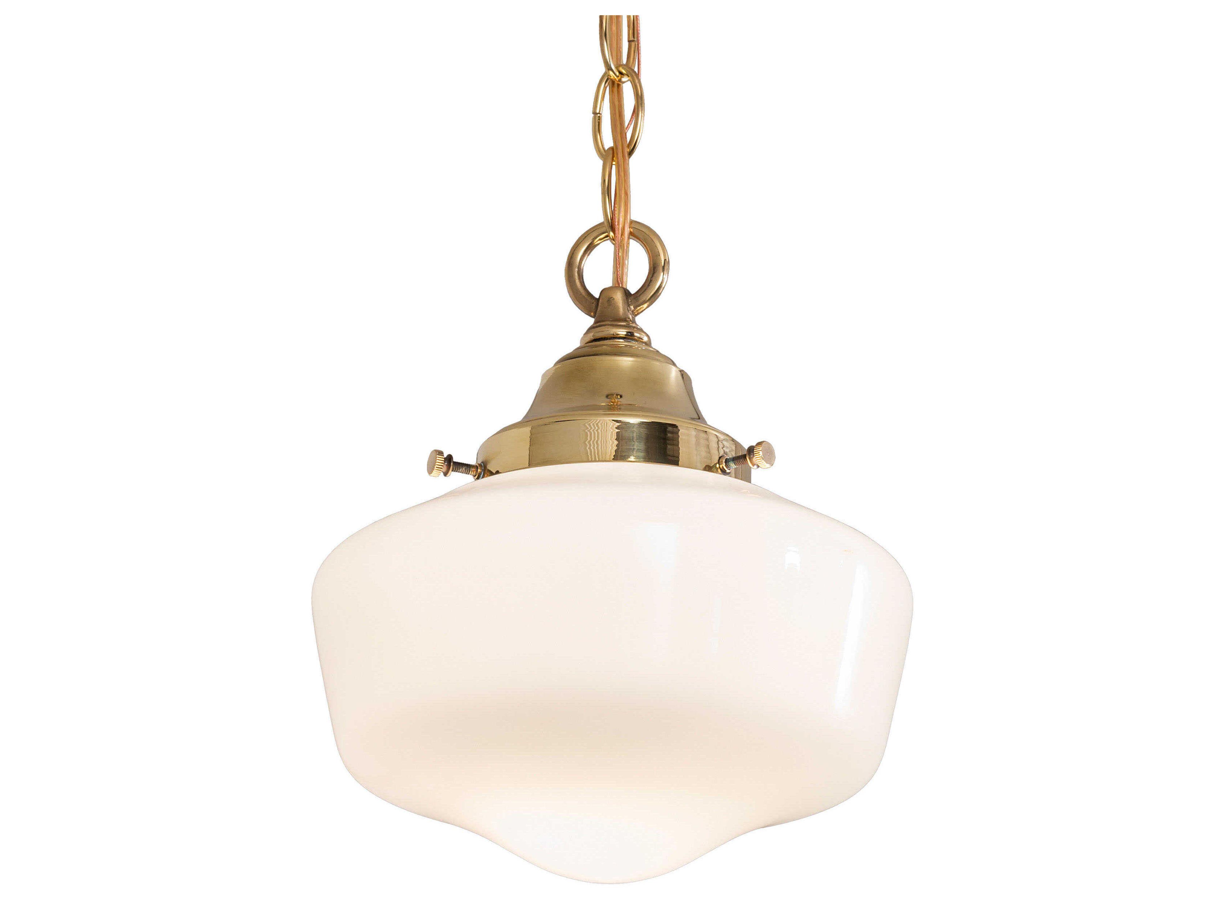 Revival 1-Light Polished Brass Traditional Mini Pendant