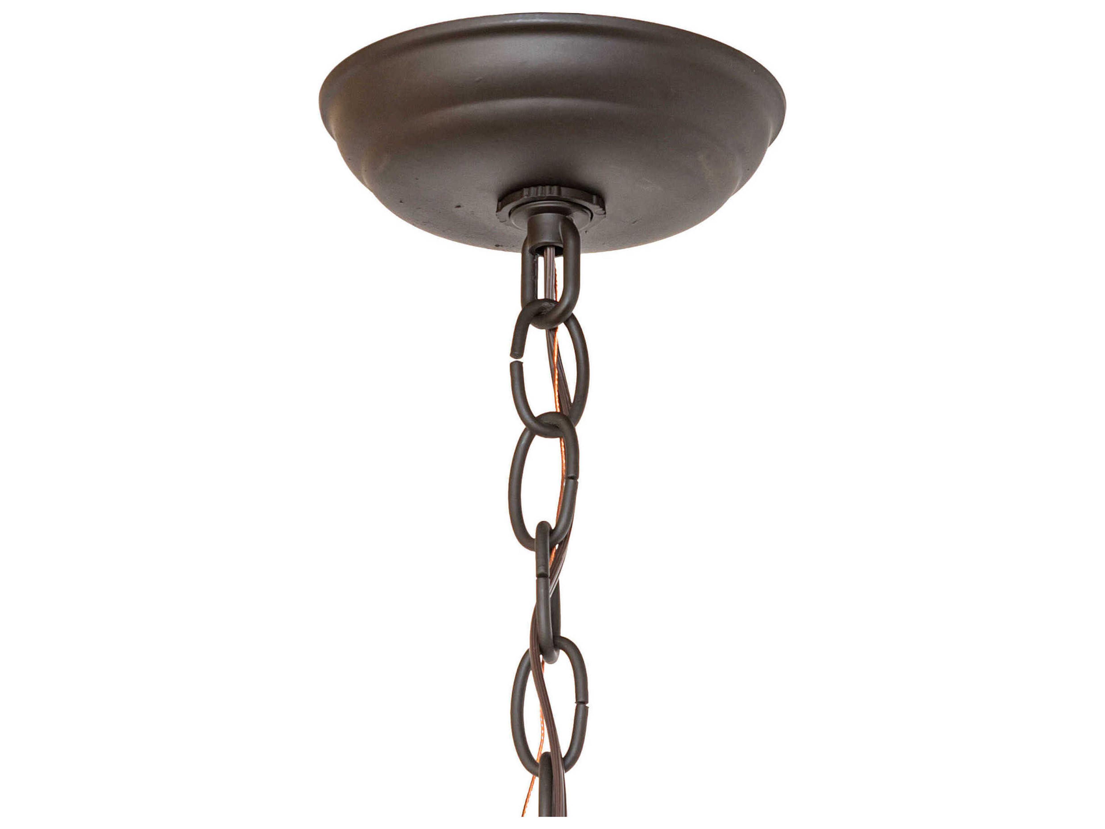 Meyda Canoe At Lake 2-Light Oil Rubbed Bronze Pendant