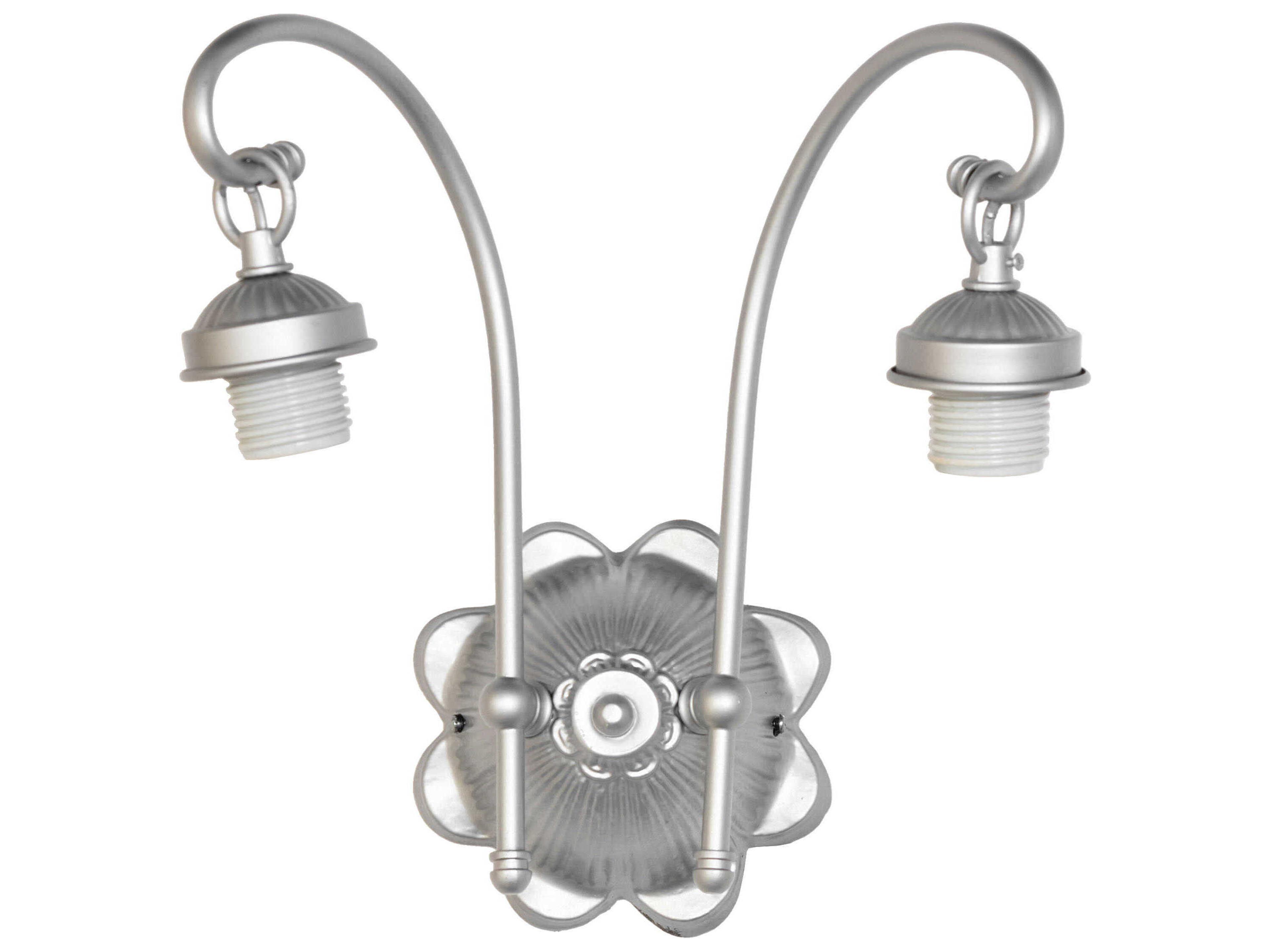 Victorian 2-Light Light Sandstone Wall Sconce