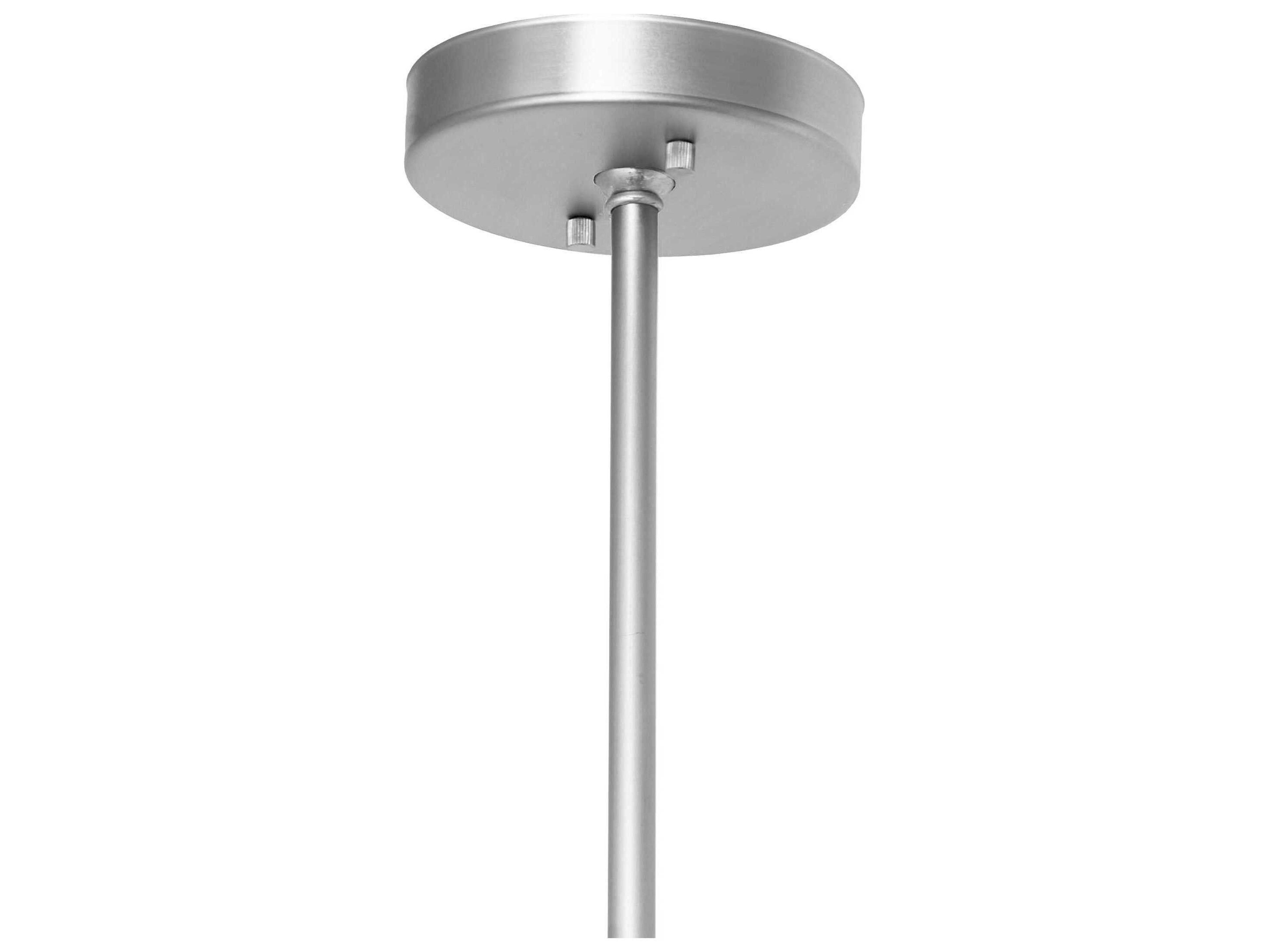 Meyda Cilindro 1-Light Brushed Nickel Mini Pendant