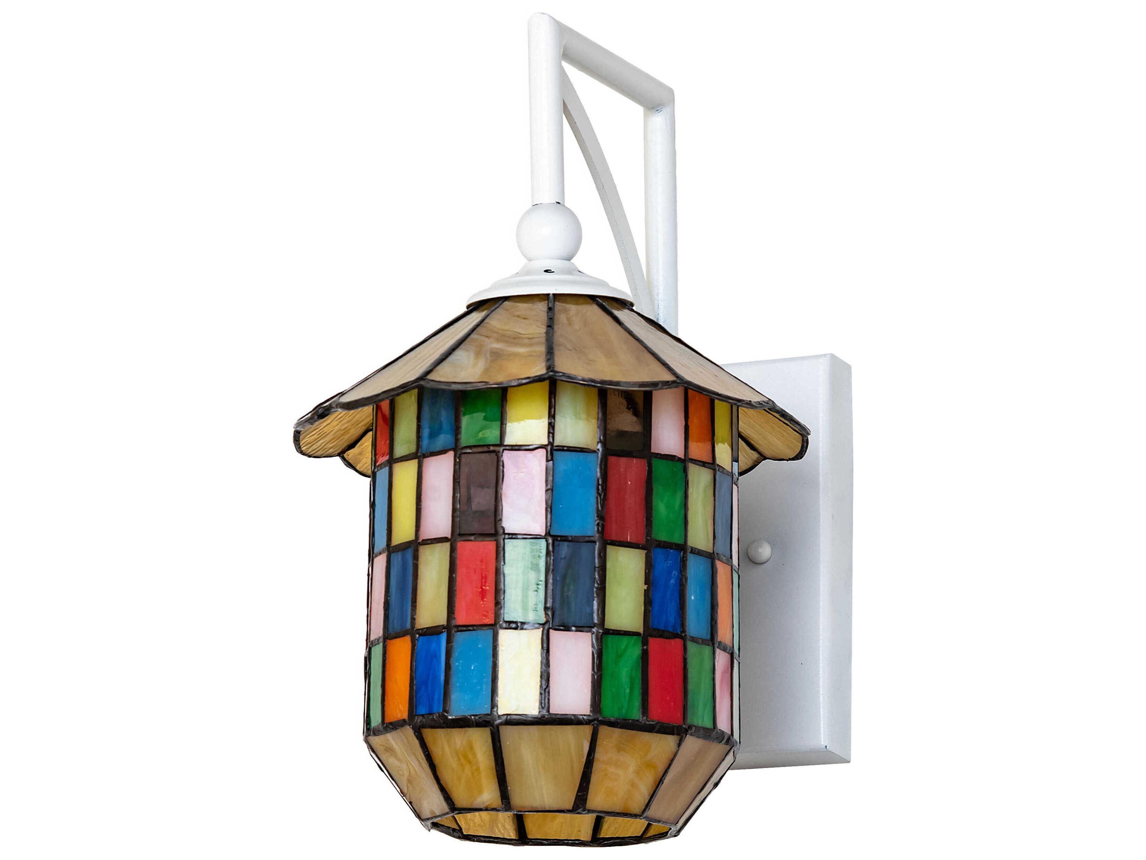 Meyda Meyer 1-Light White Wall Sconce