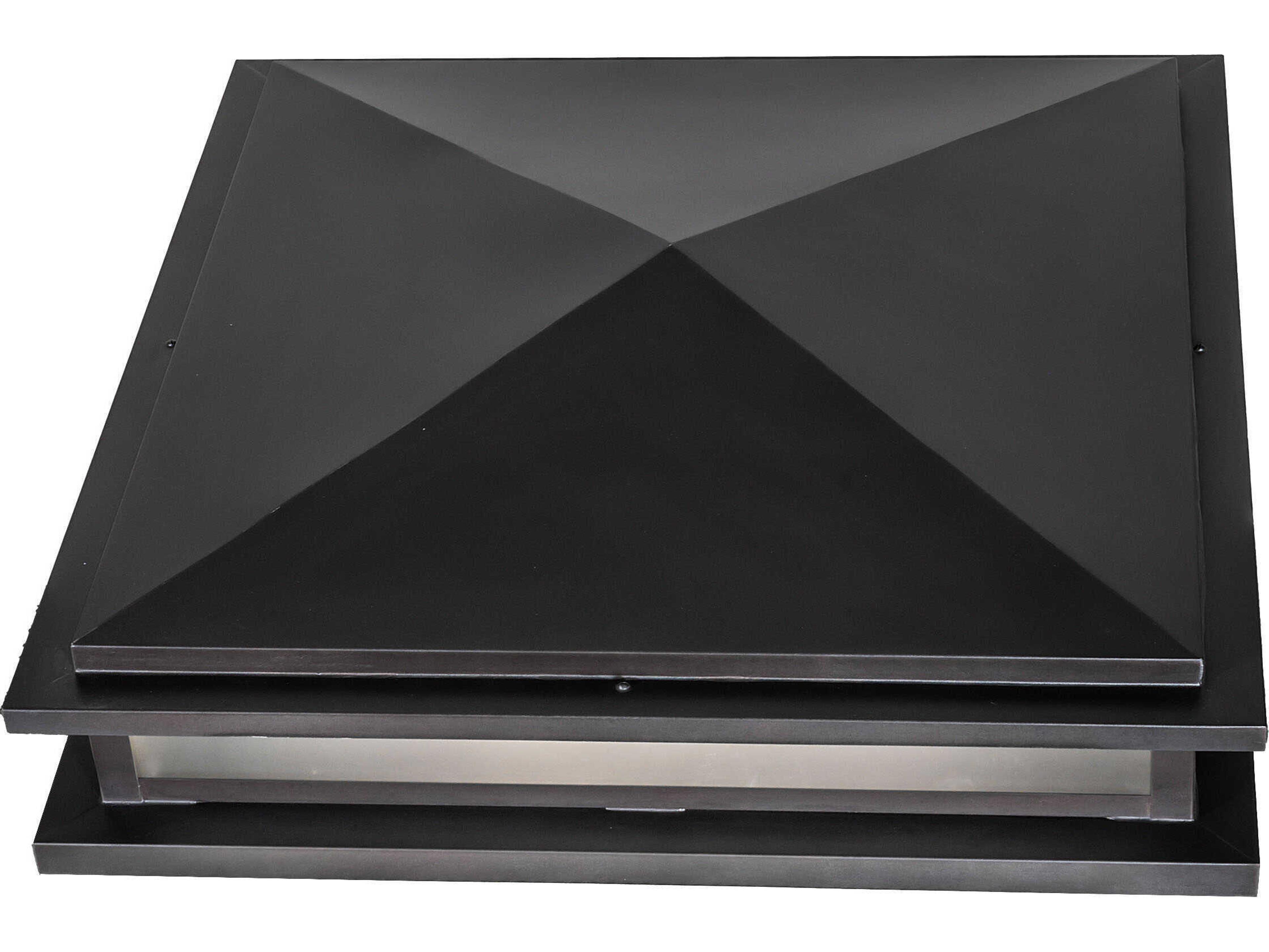 Meyda Seneca 8-Light Black Patina Outdoor Pier Mount