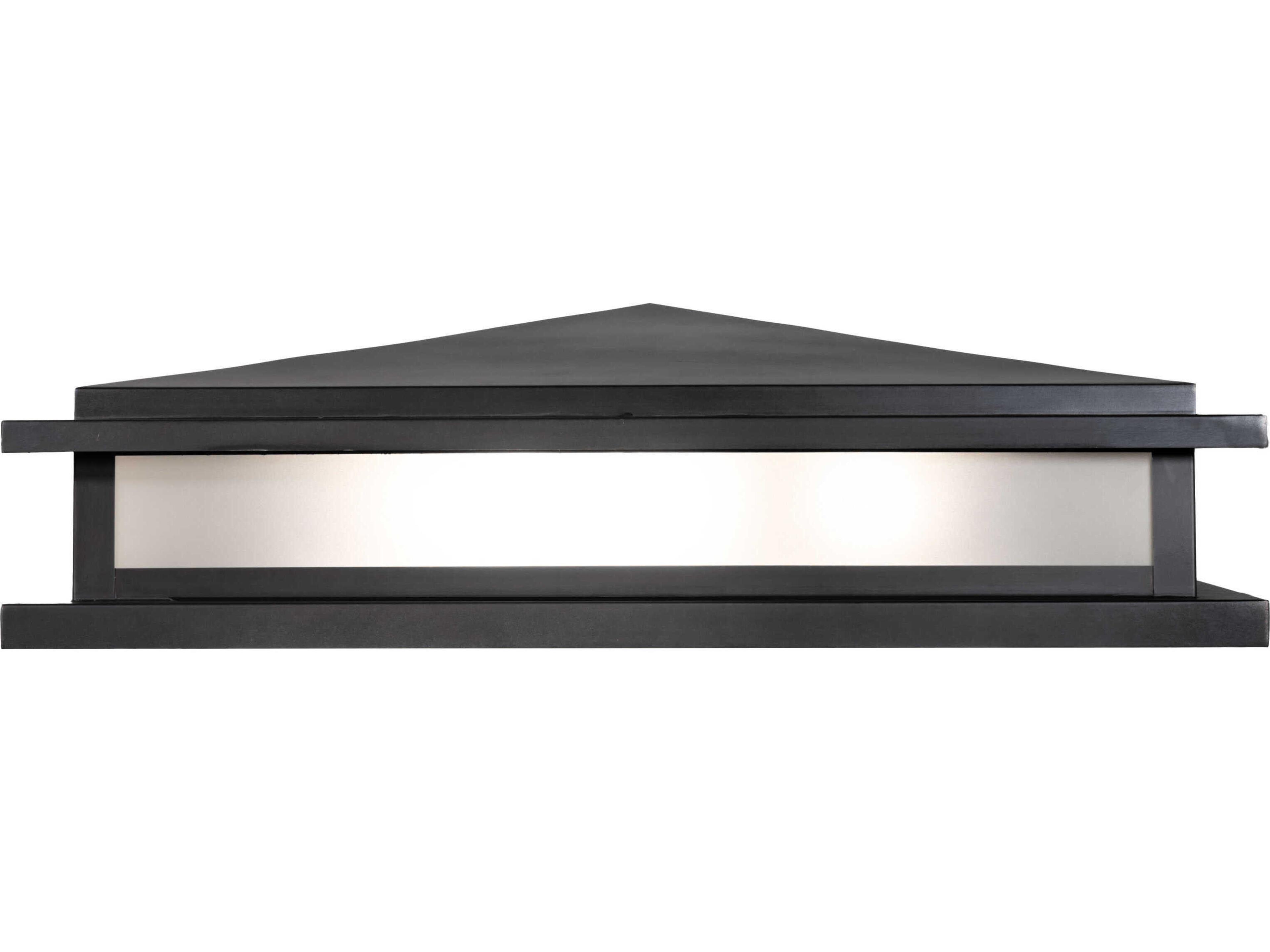 Meyda Seneca 8-Light Black Patina Outdoor Pier Mount