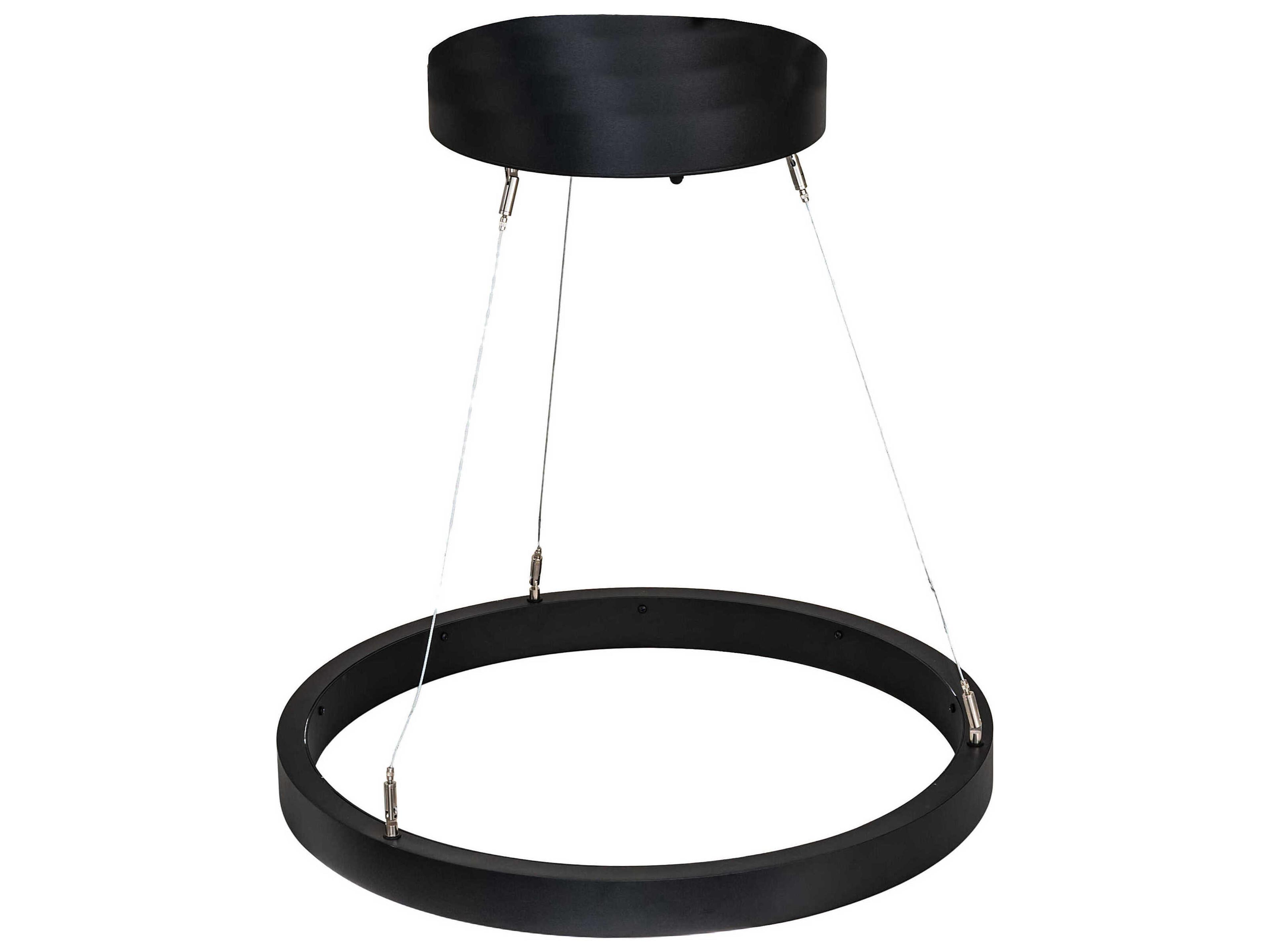 Meyda Anillo Textured Black Pendant