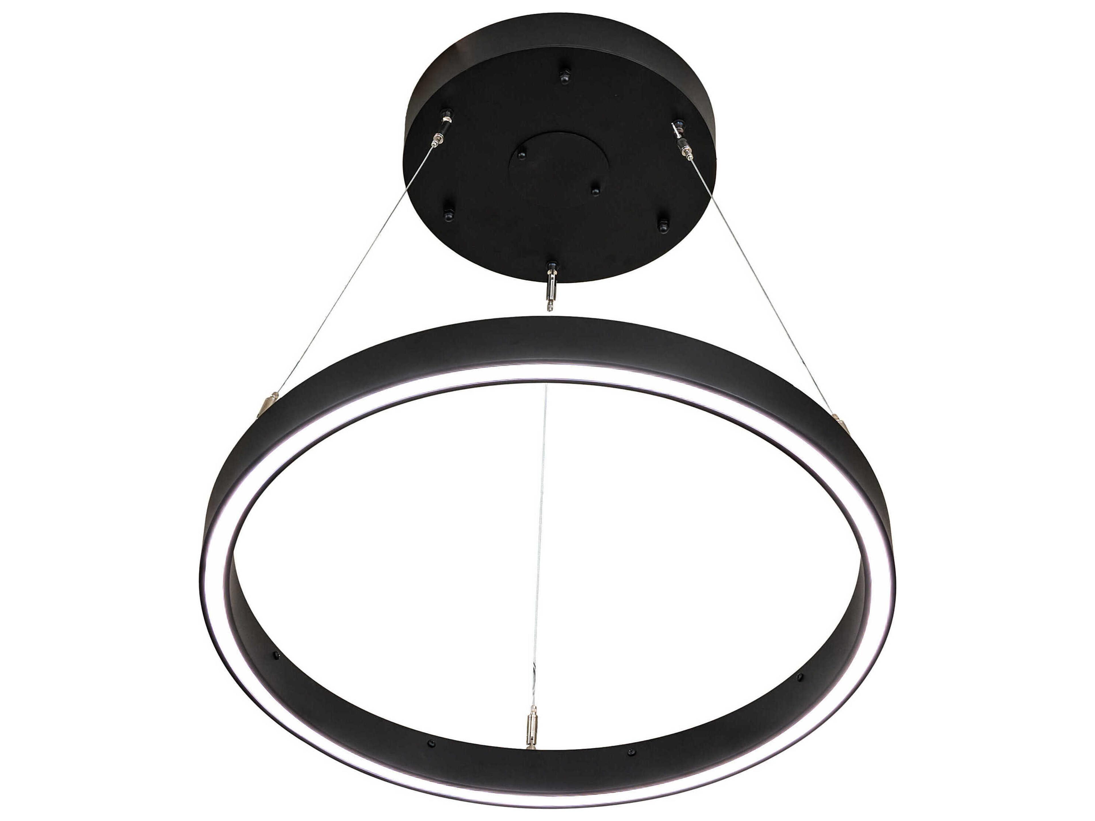 Meyda Anillo Textured Black Pendant