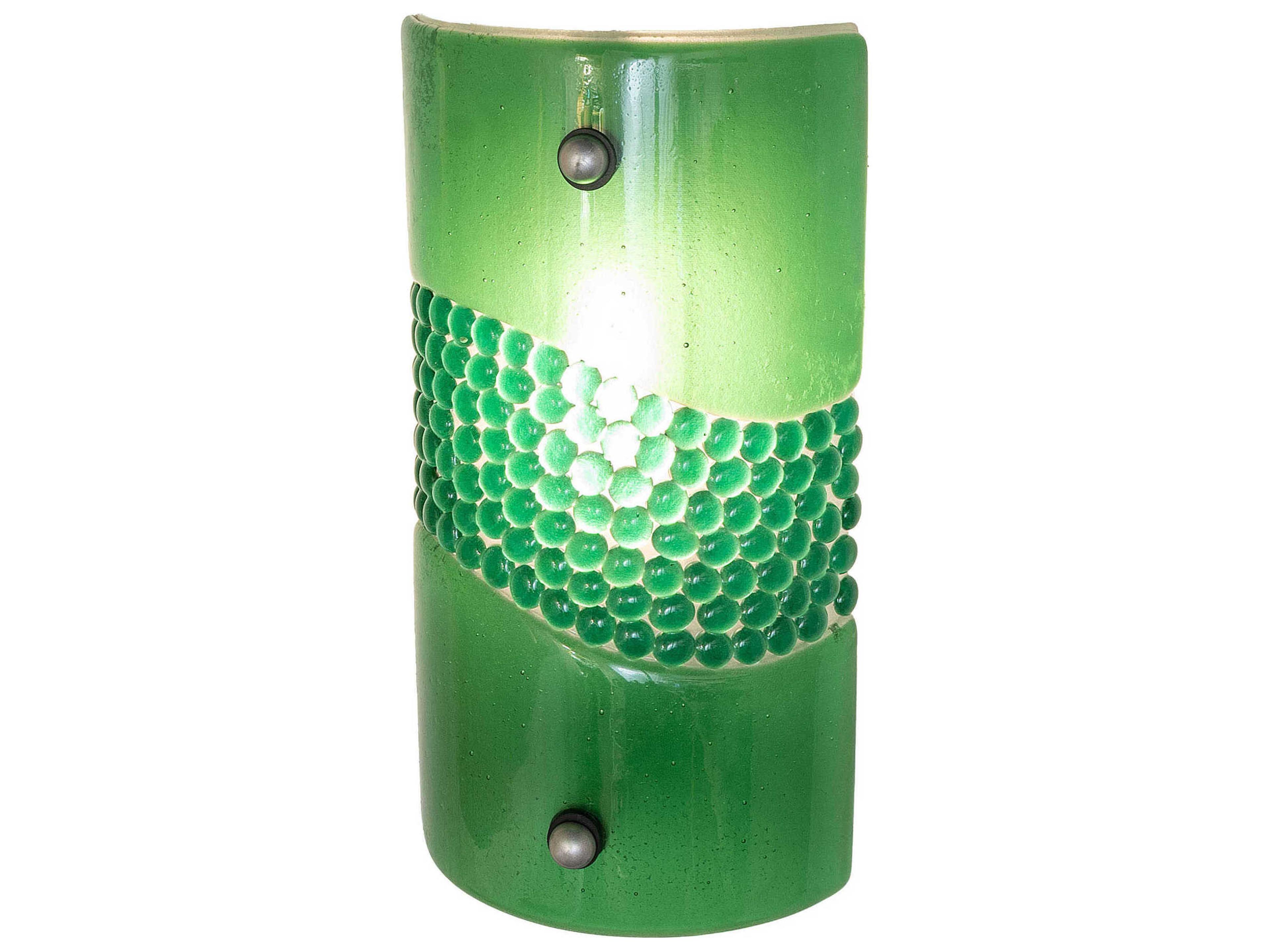 Meyda Metro Fusion 1-Light Nickel Wall Sconce