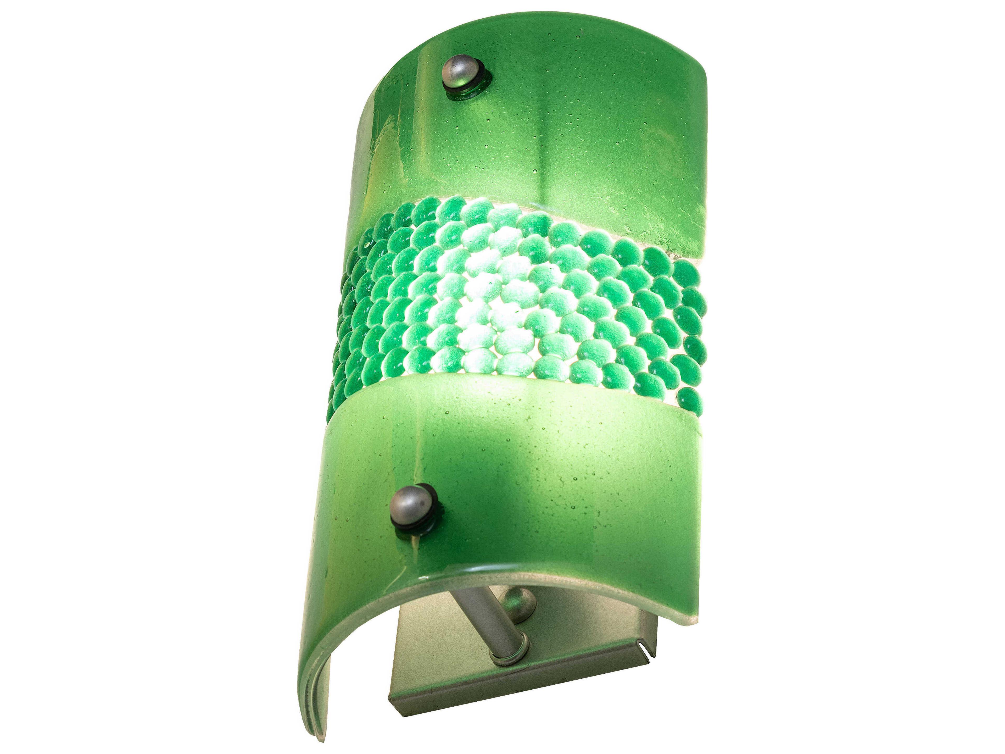 Meyda Metro Fusion 1-Light Nickel Wall Sconce