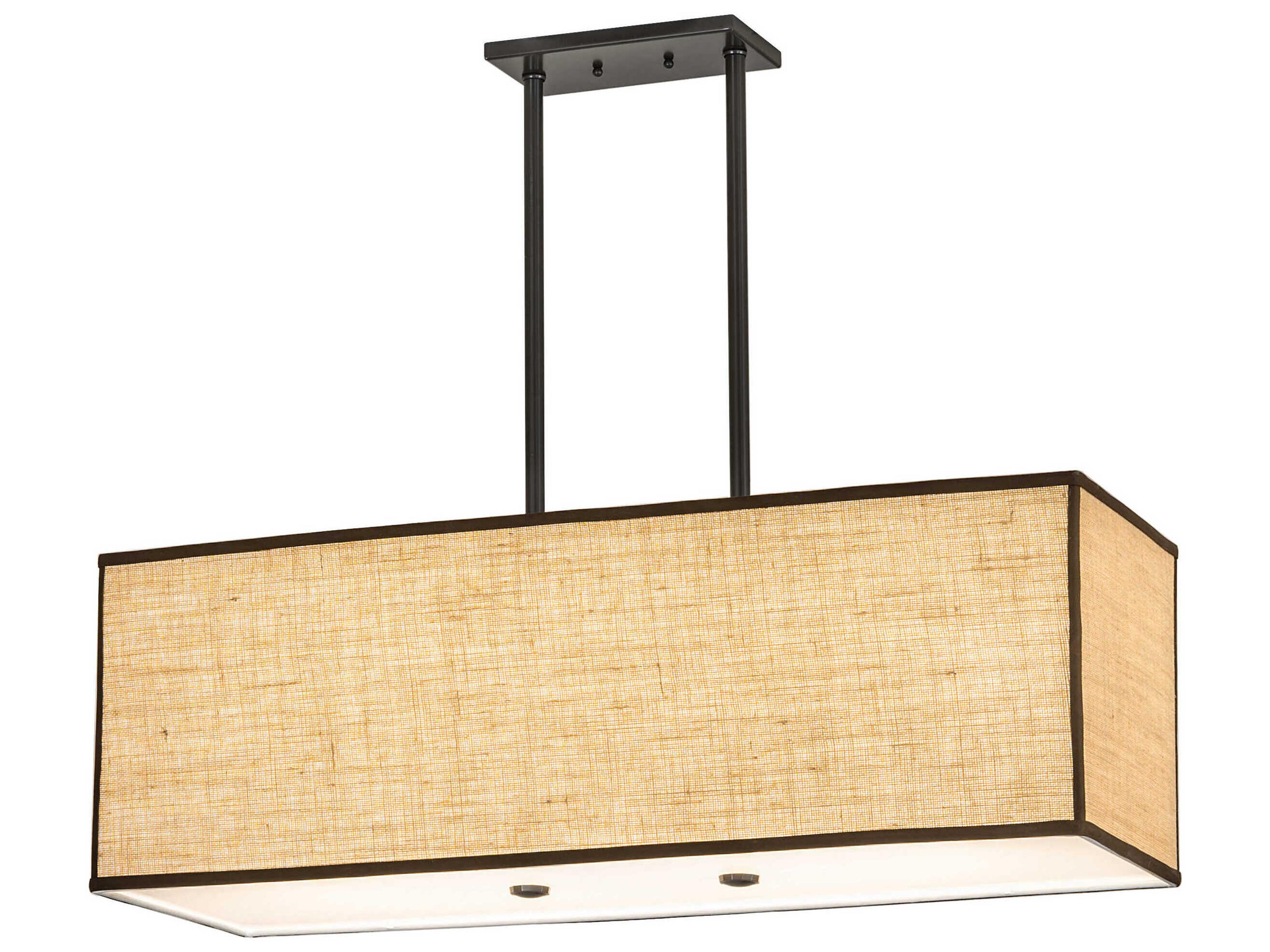 Quadrato 5-Light Timeless Bronze Island Pendant