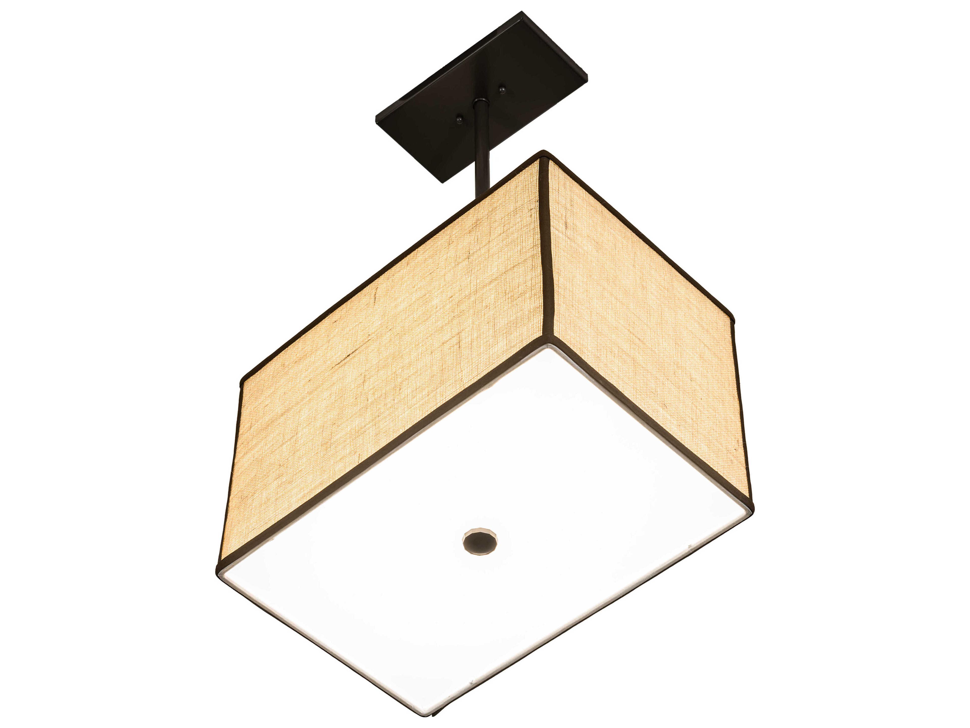 Meyda Quadrato 2-Light Timeless Bronze Pendant