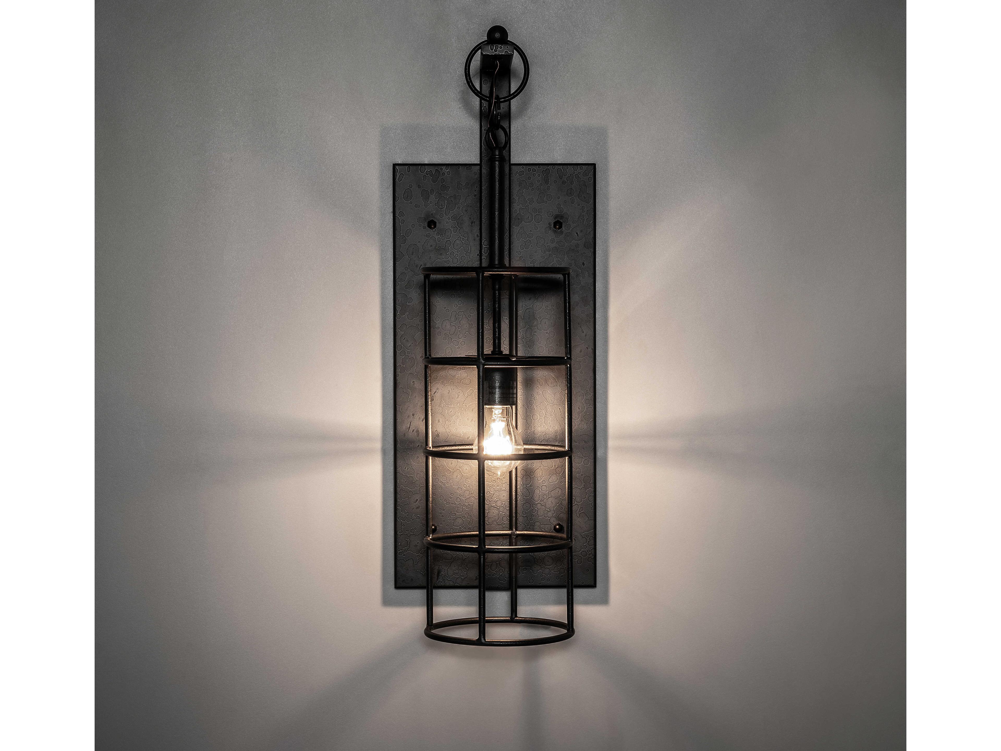 Meyda Ketchikan 1-Light Old Wrought Iron Wall Sconce