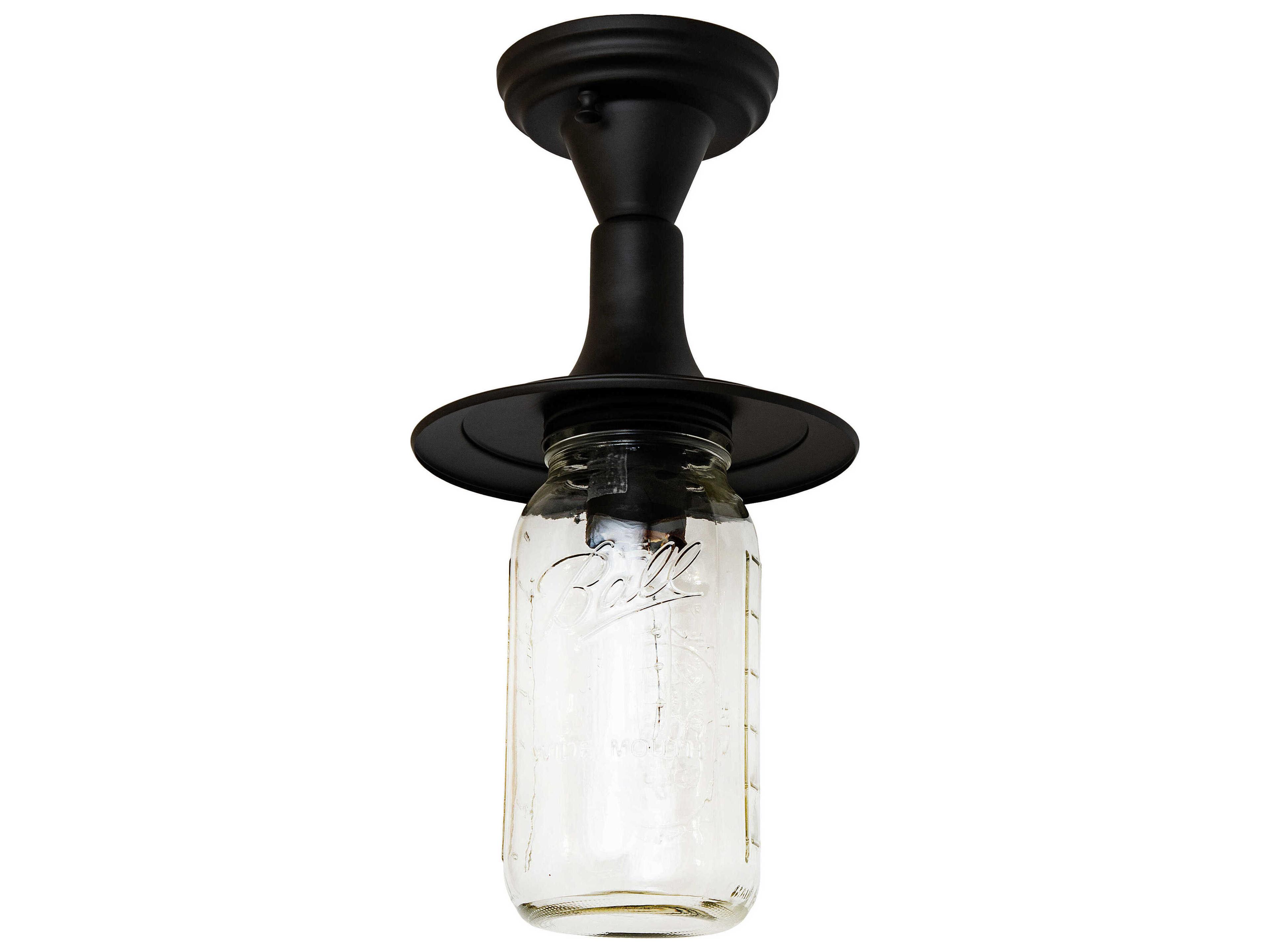 Meyda Bellevue 1-Light Oil Rubbed Bronze Flush Mount