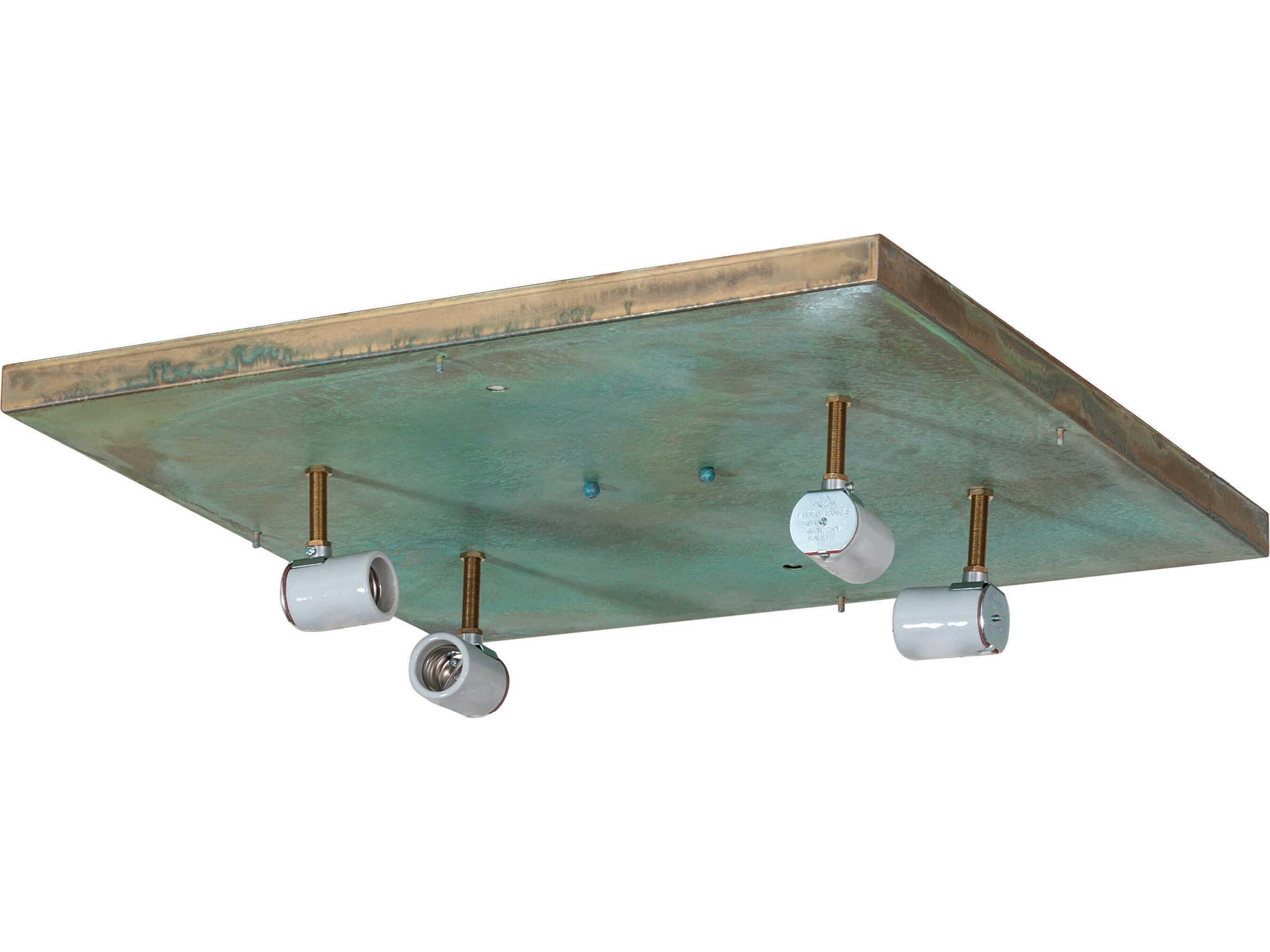 Meyda Hyde Park 4-Light Verdigris Outdoor Wall Light