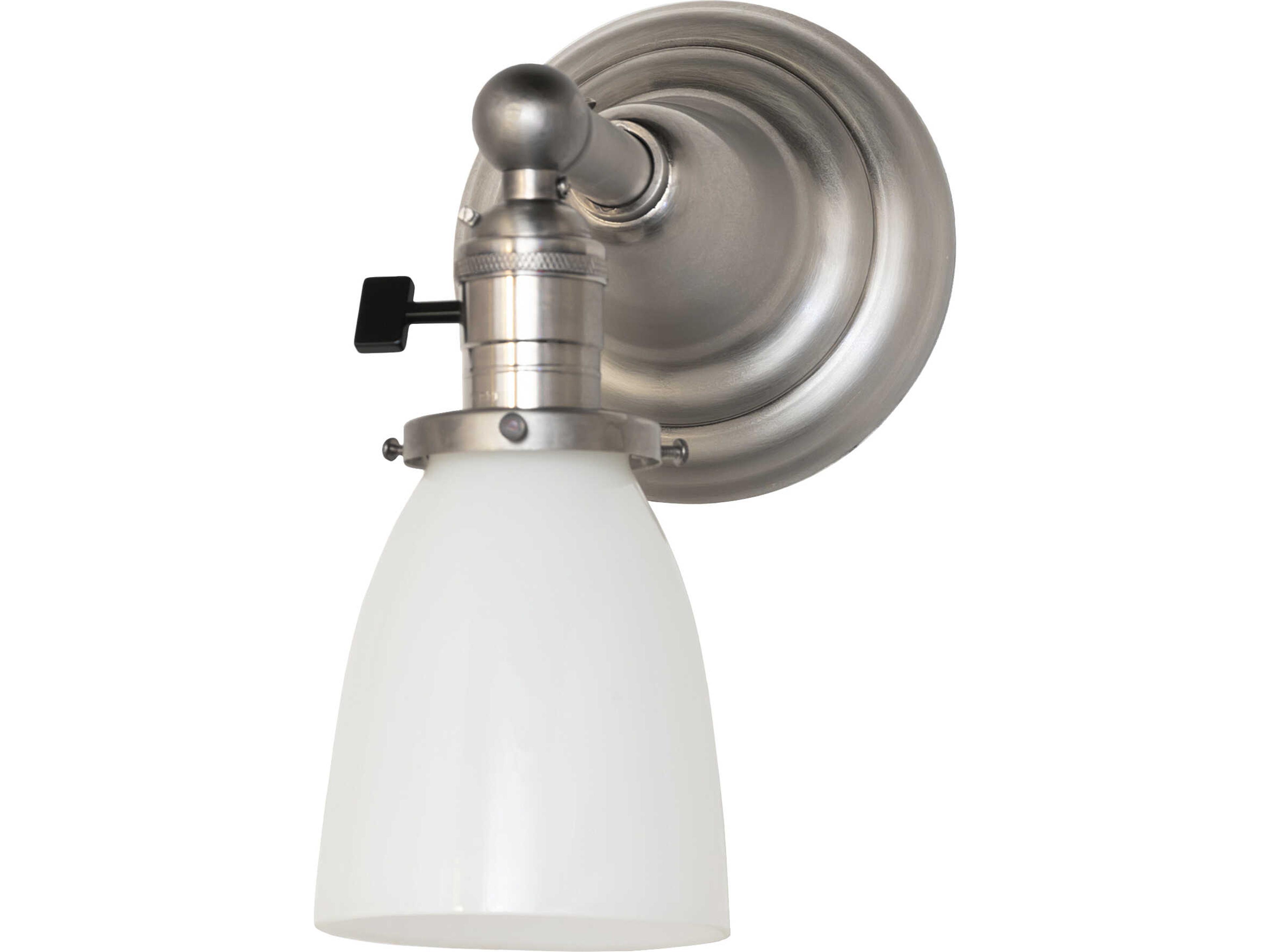 Revival 1-Light Nickel Wall Sconce