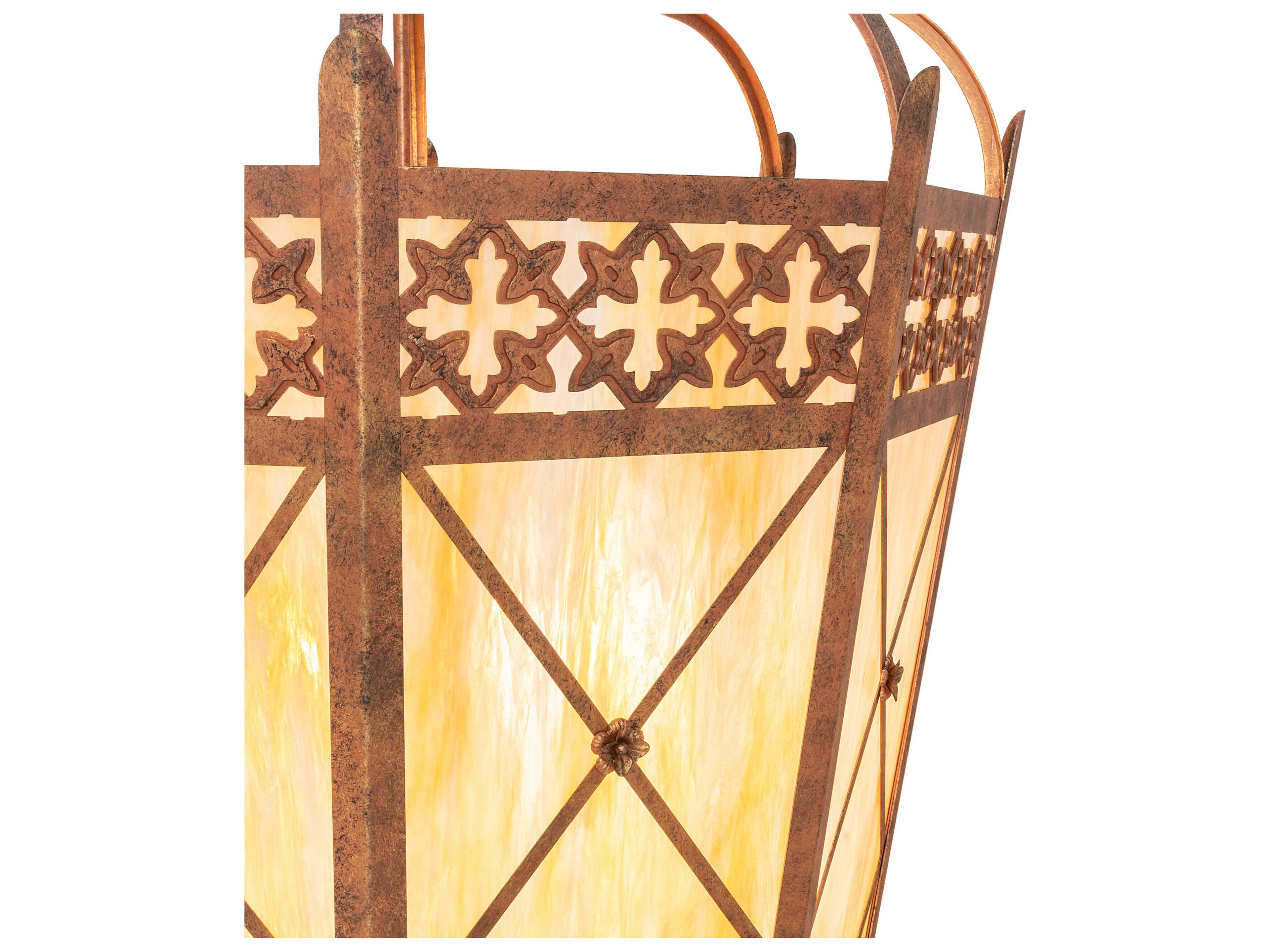 Meyda Cardiff 8-Light Autumn Leaf Pendant