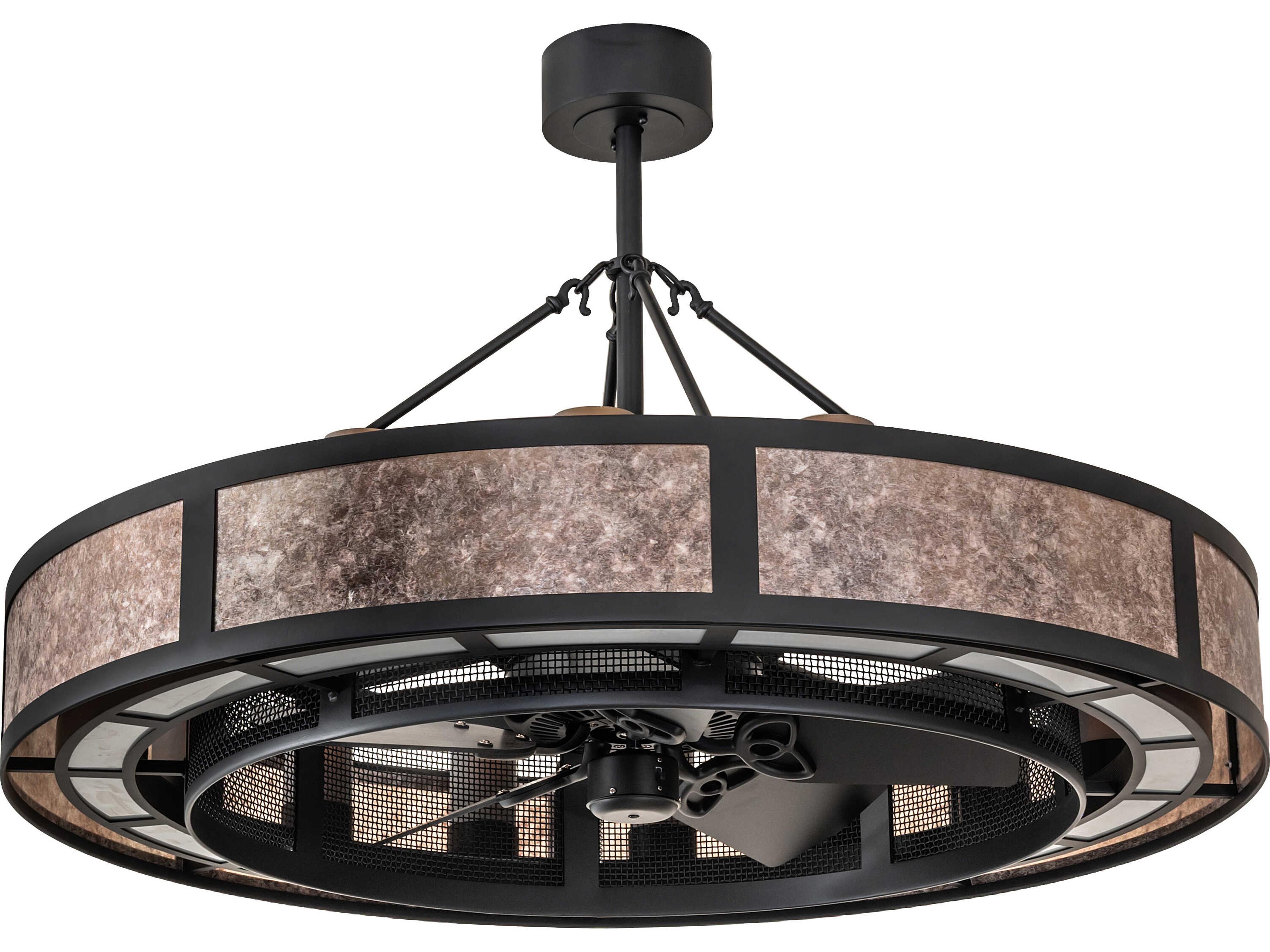 Meyda Smythe Craftsman Outdoor Ceiling Fans