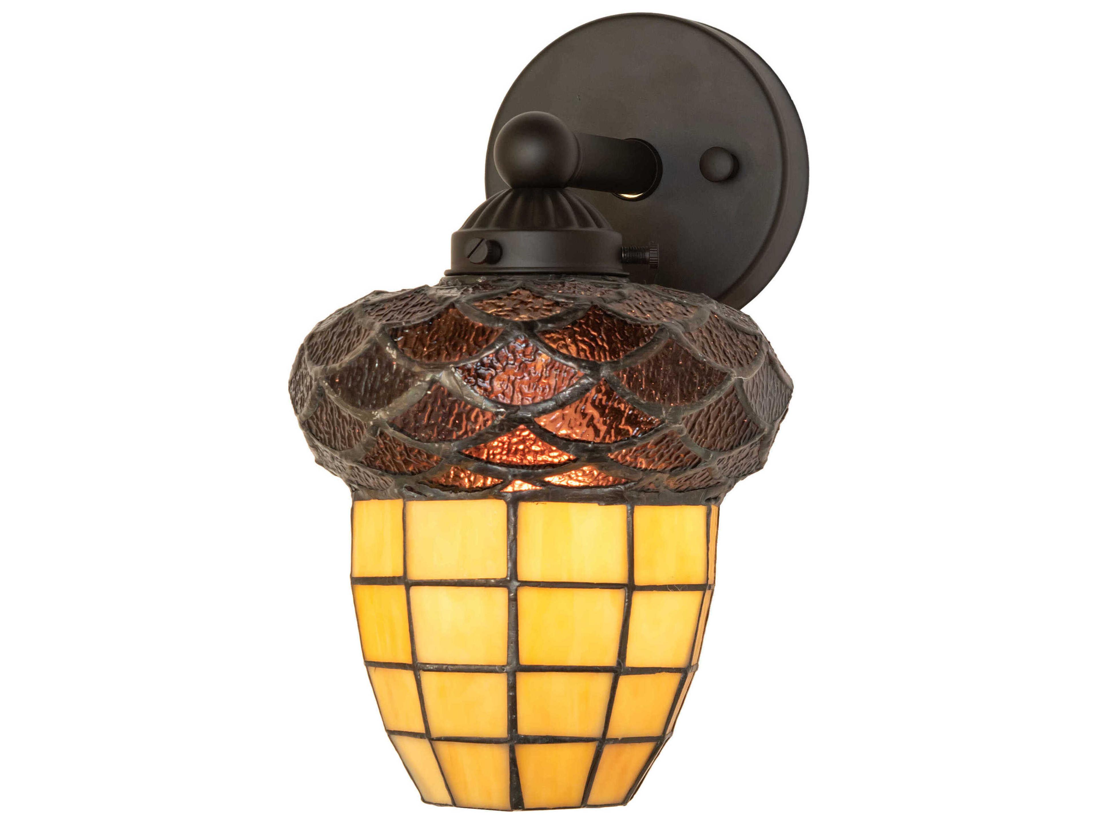 Acorn 1-Light Oil Rubbed Bronze Wall Sconce