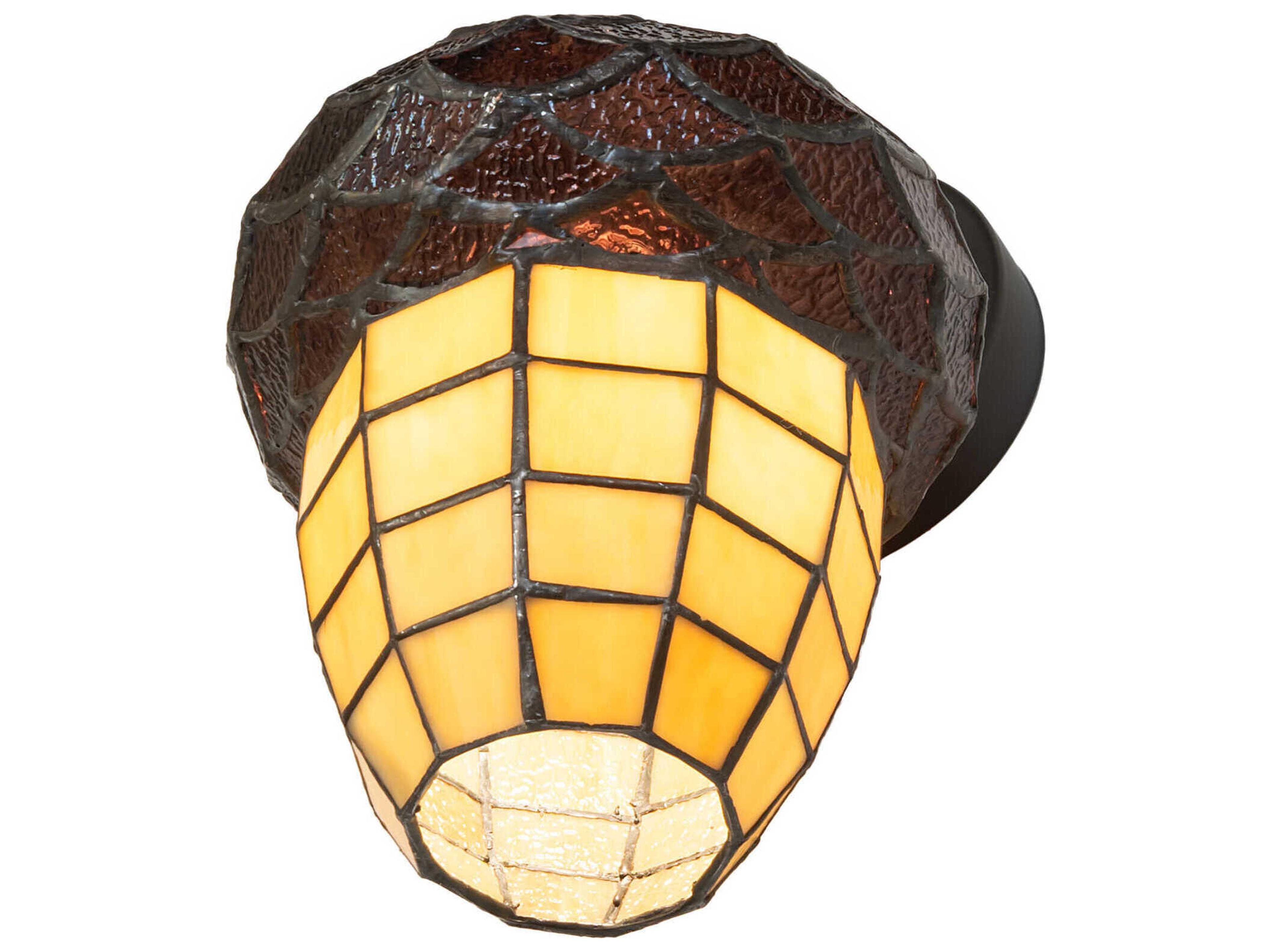 Meyda Acorn 1-Light Oil Rubbed Bronze Wall Sconce