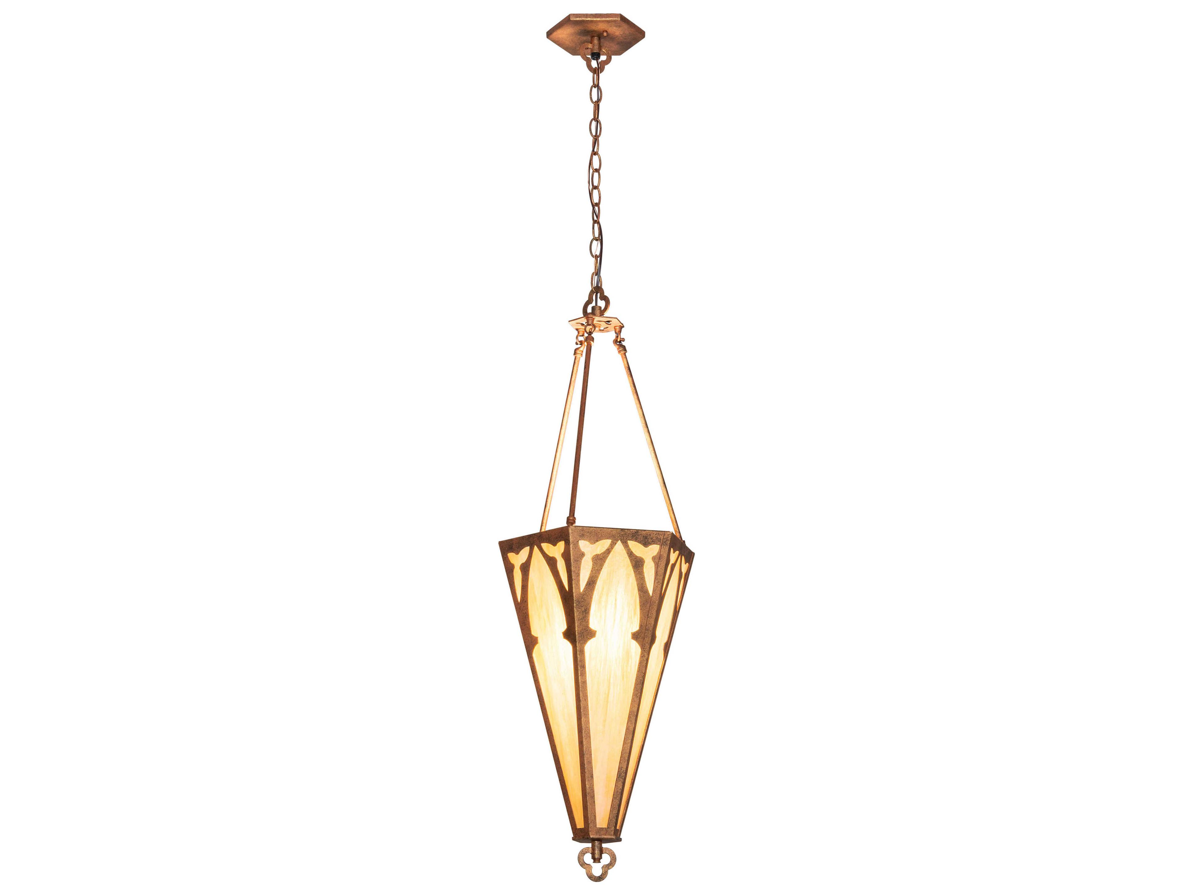 Church 2-Light Autumn Leaf Pendant