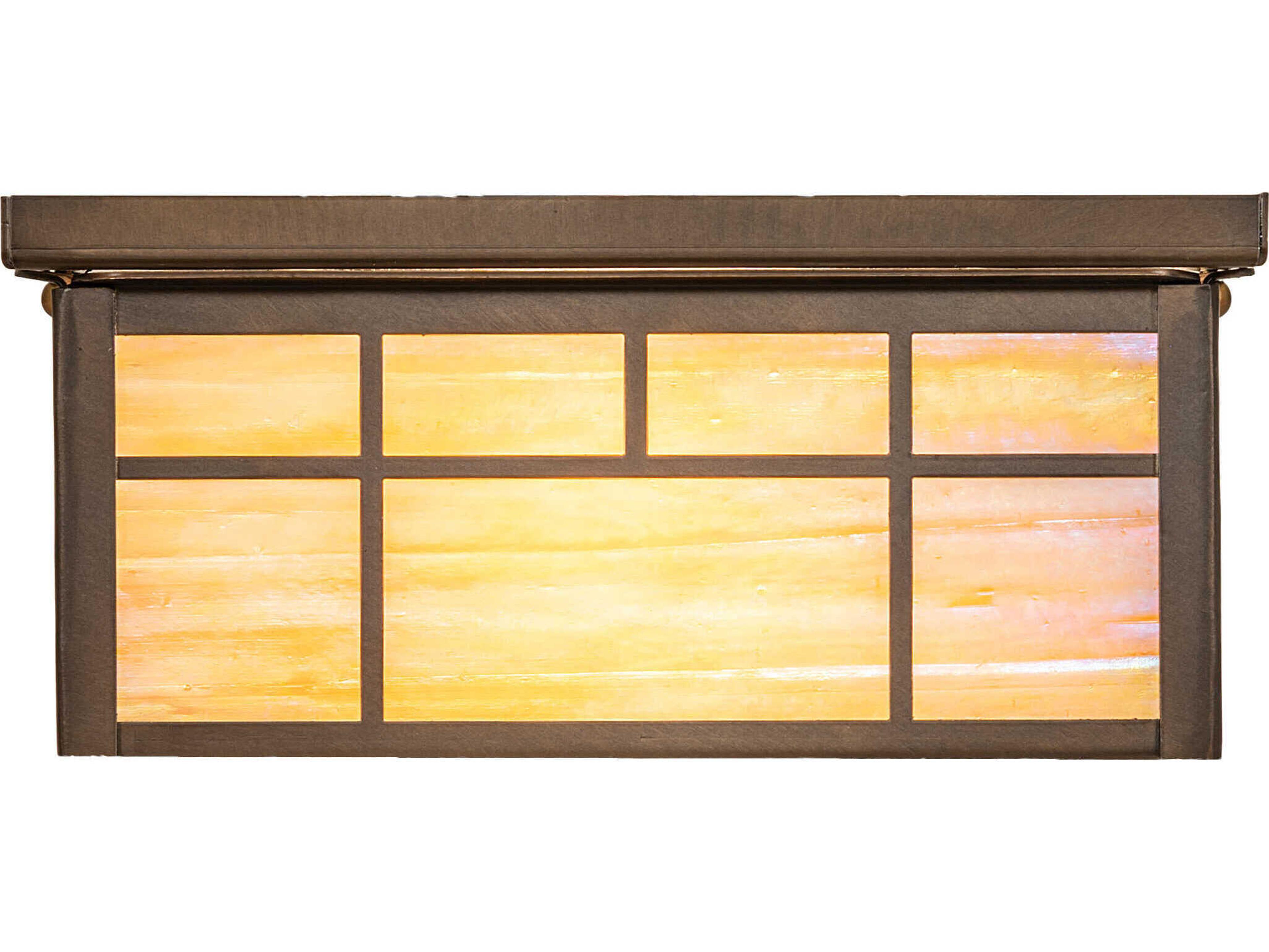 Meyda Santa Fe 2-Light Antique Copper Flush Mount