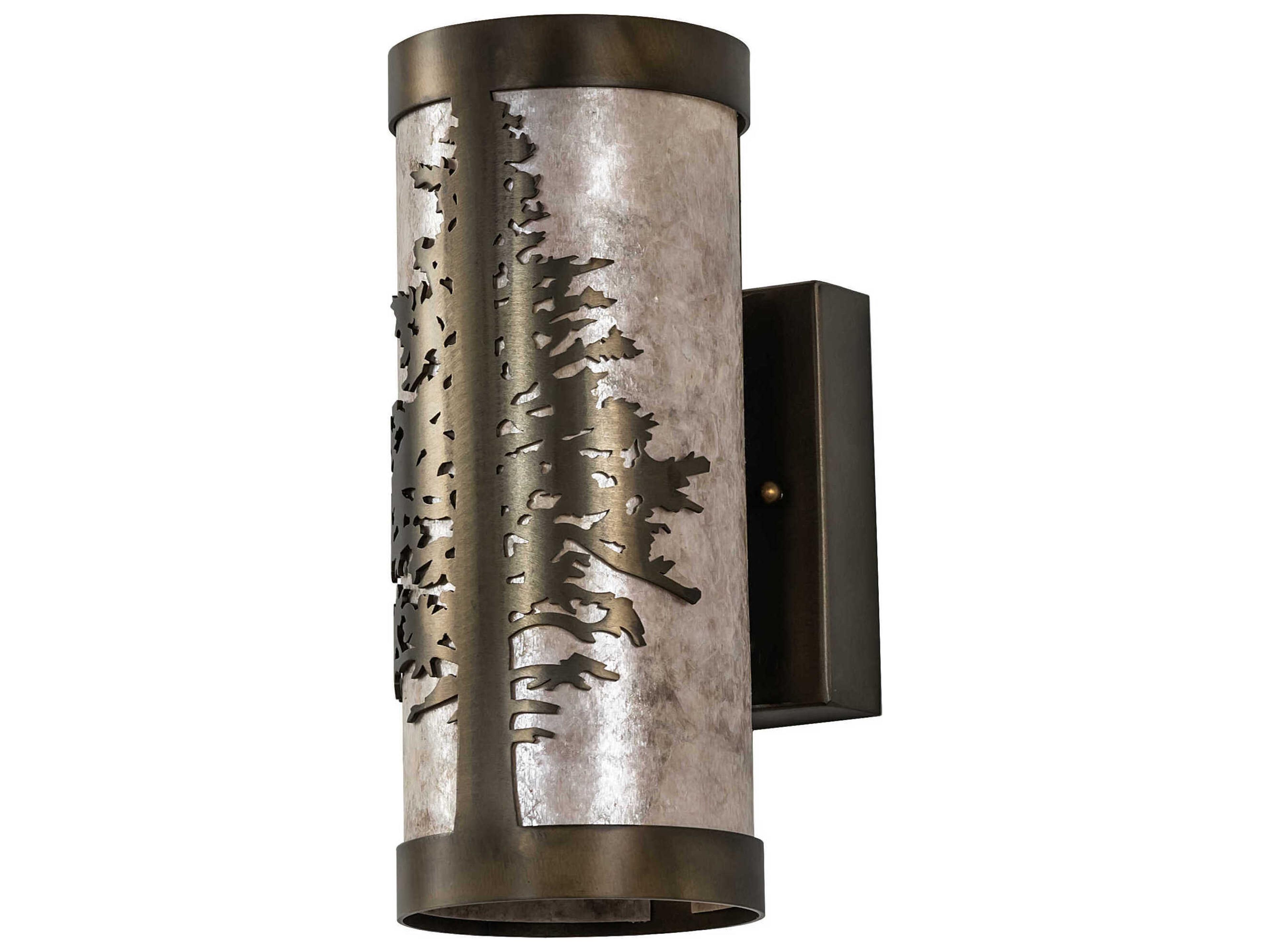 Meyda Tamarack 1-Light Antique Copper Wall Sconce