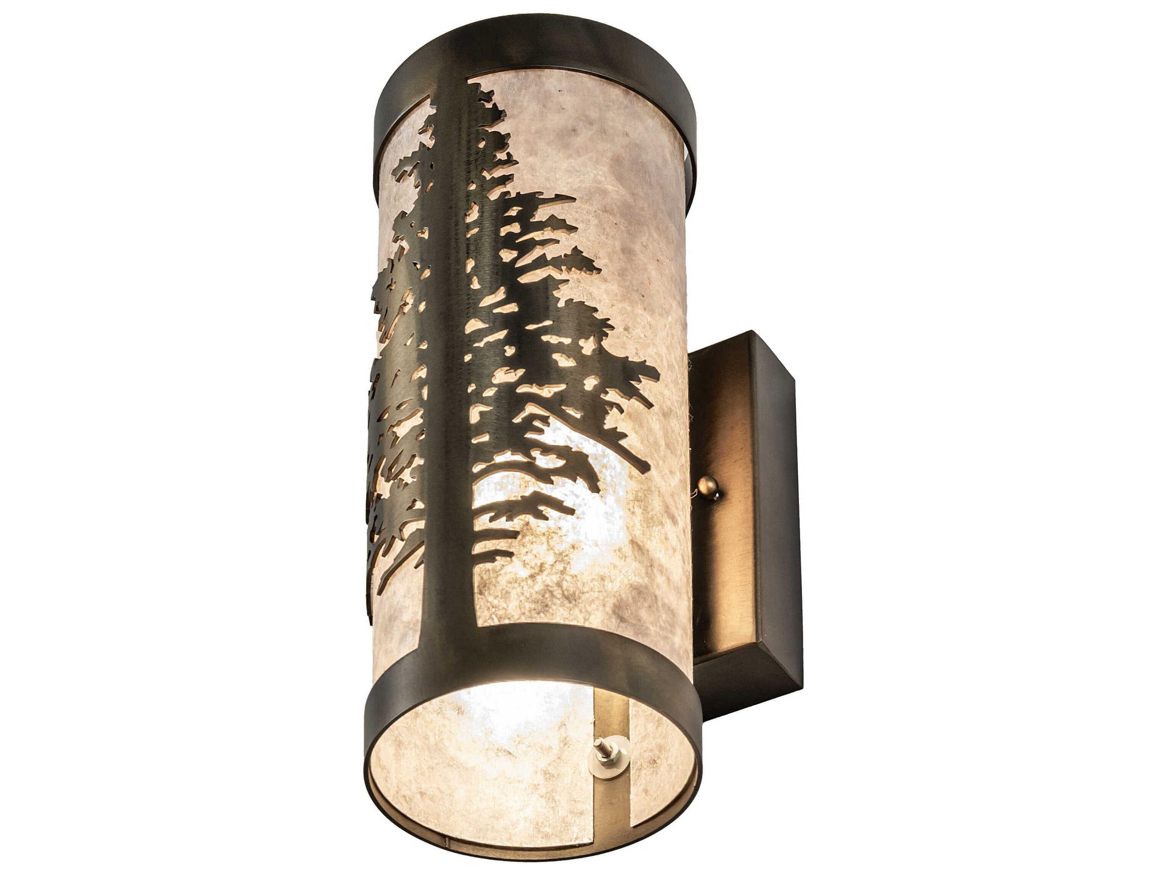 Meyda Tamarack 1-Light Antique Copper Wall Sconce