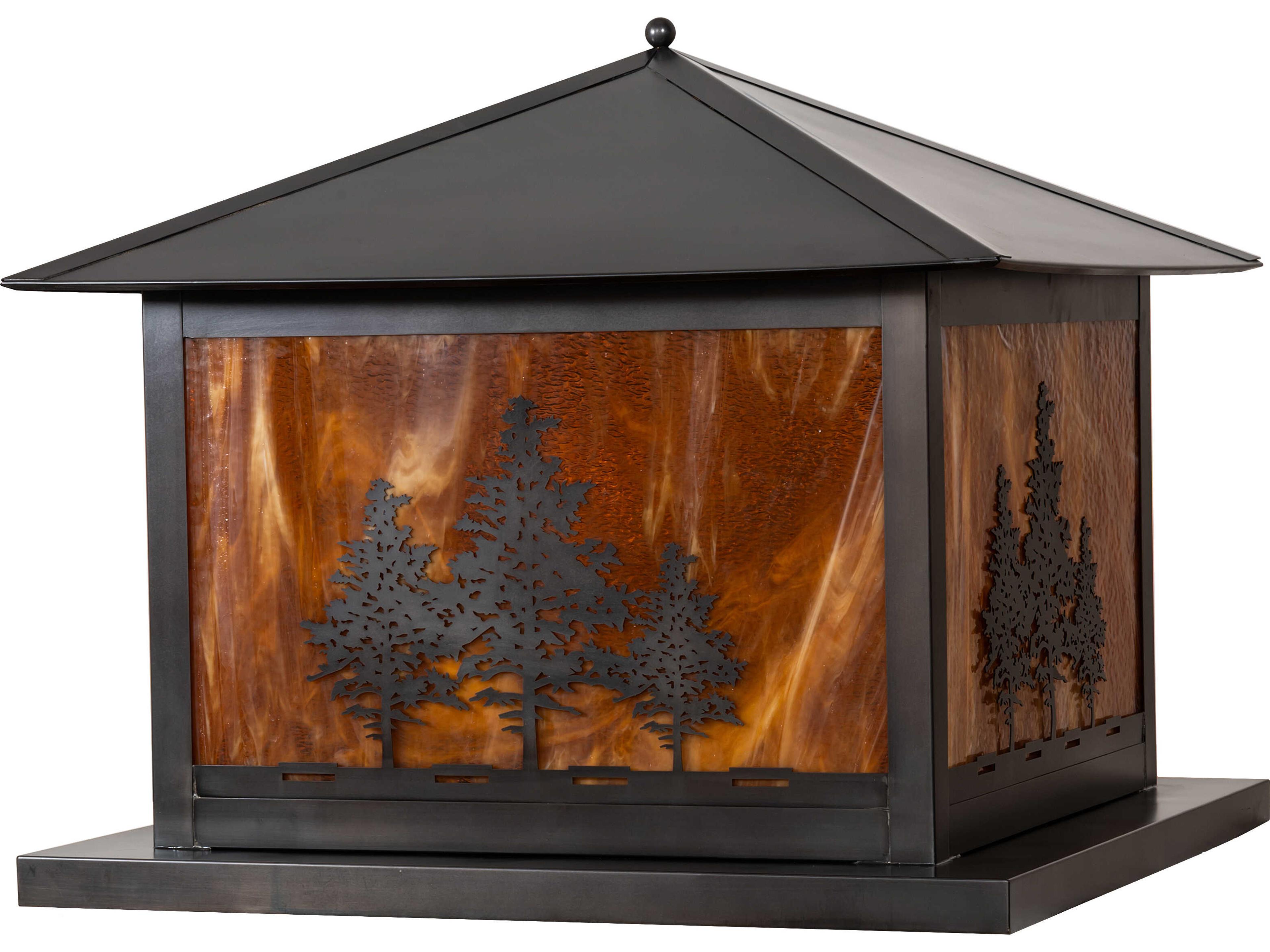 Meyda Tamarack 6-Light Outdoor Post Light