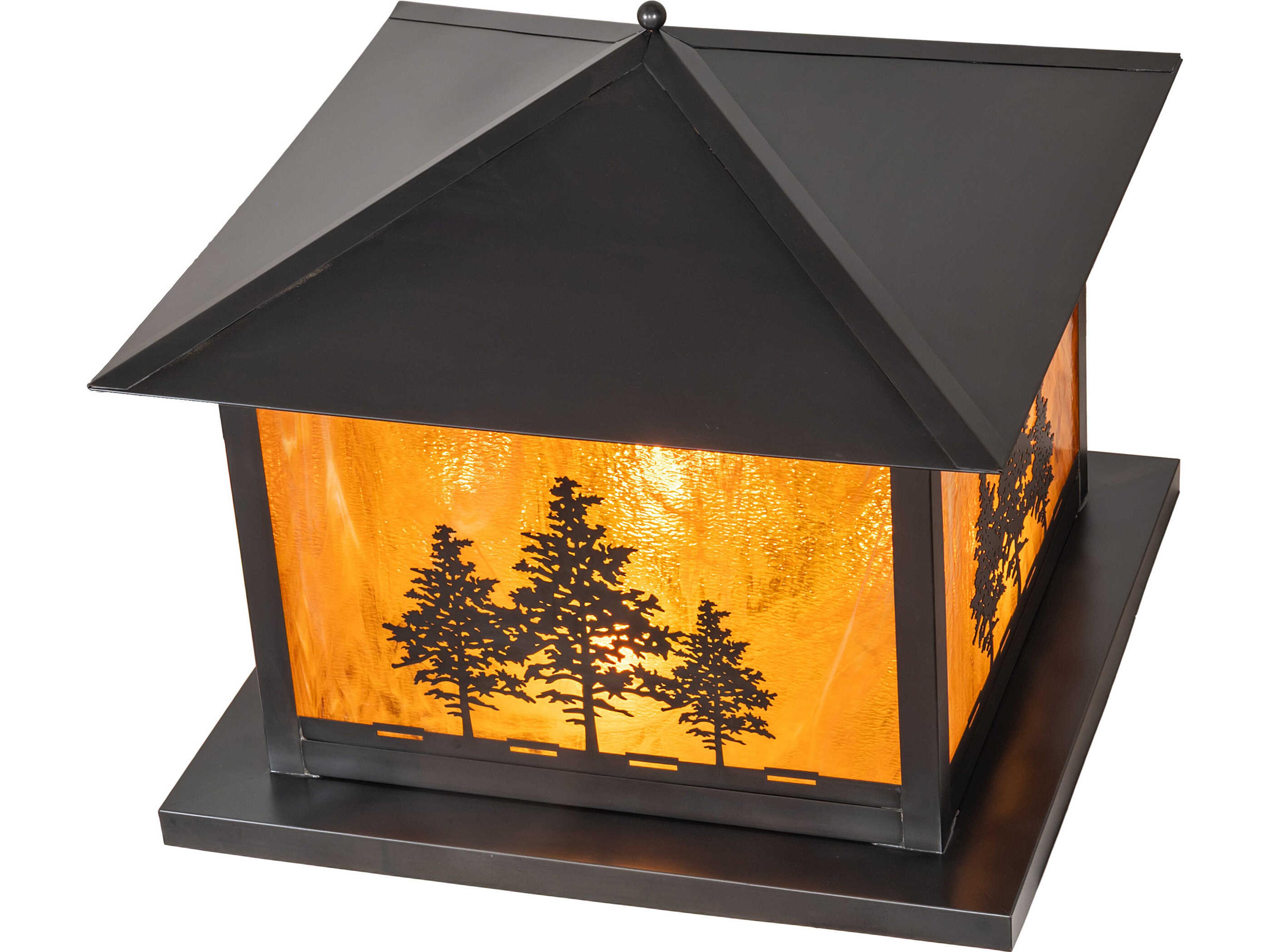 Meyda Tamarack 6-Light Outdoor Post Light