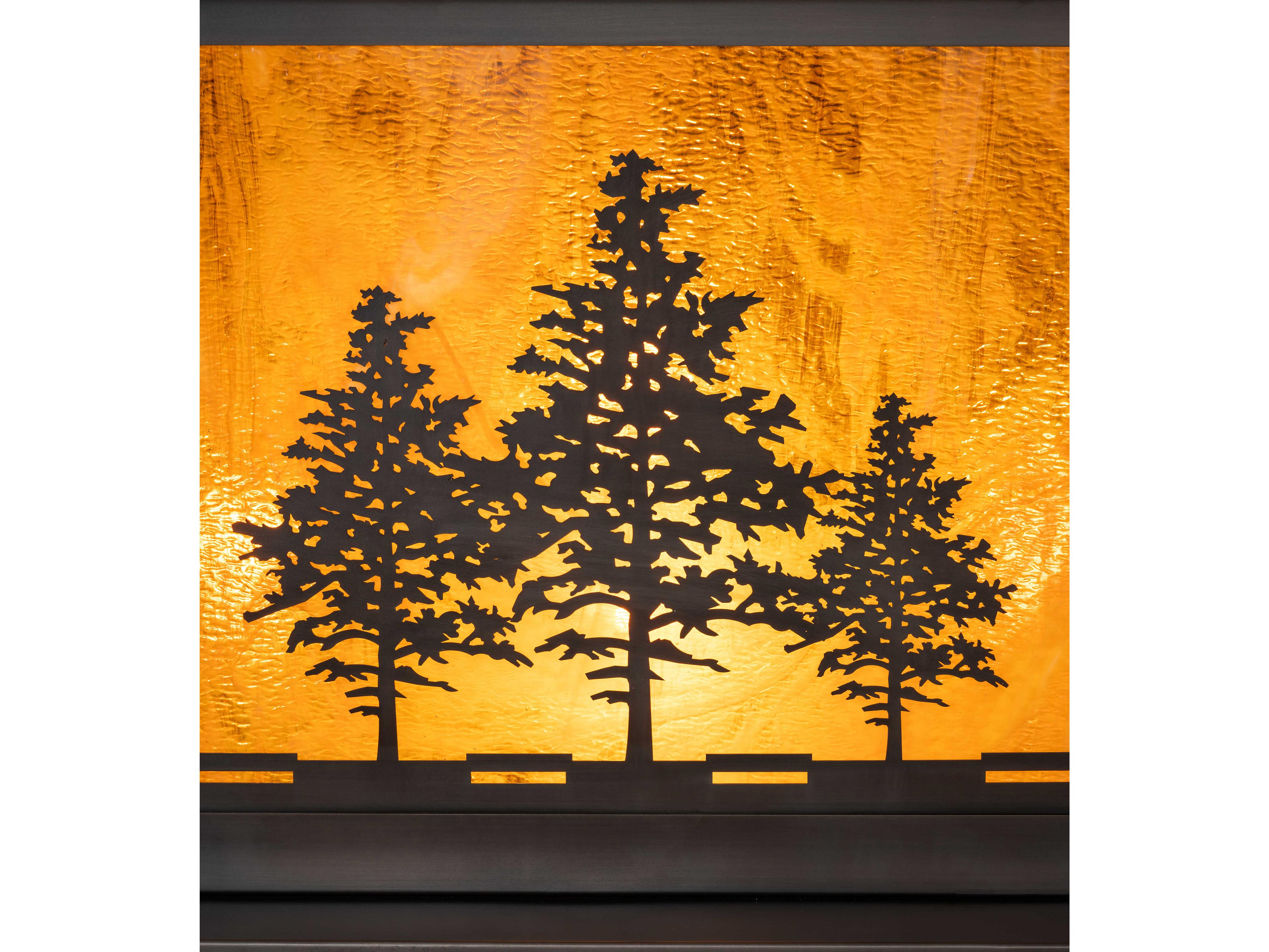 Meyda Tamarack 6-Light Outdoor Post Light