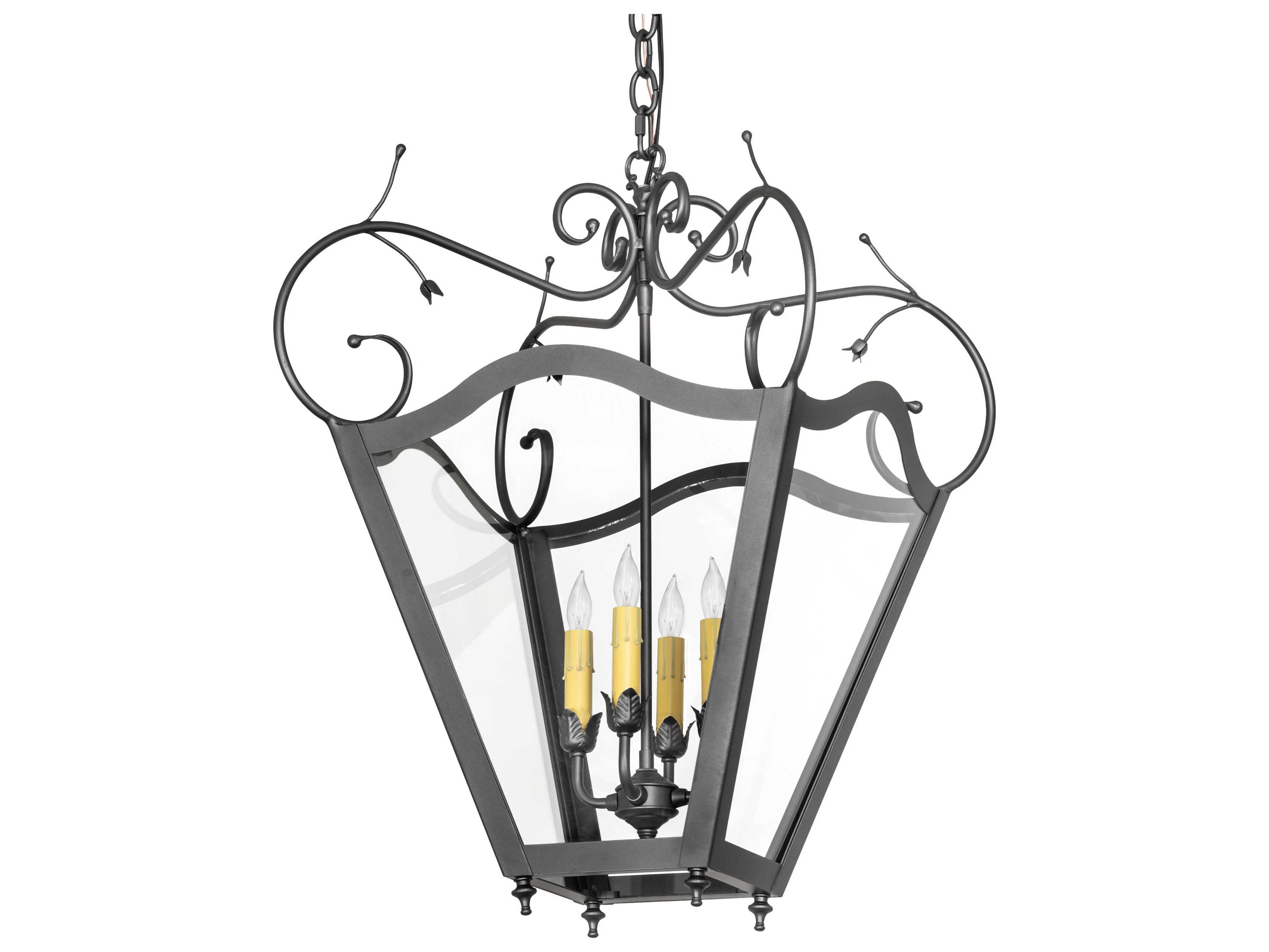 Meyda Terena 4-Light Wrought Iron Pendant