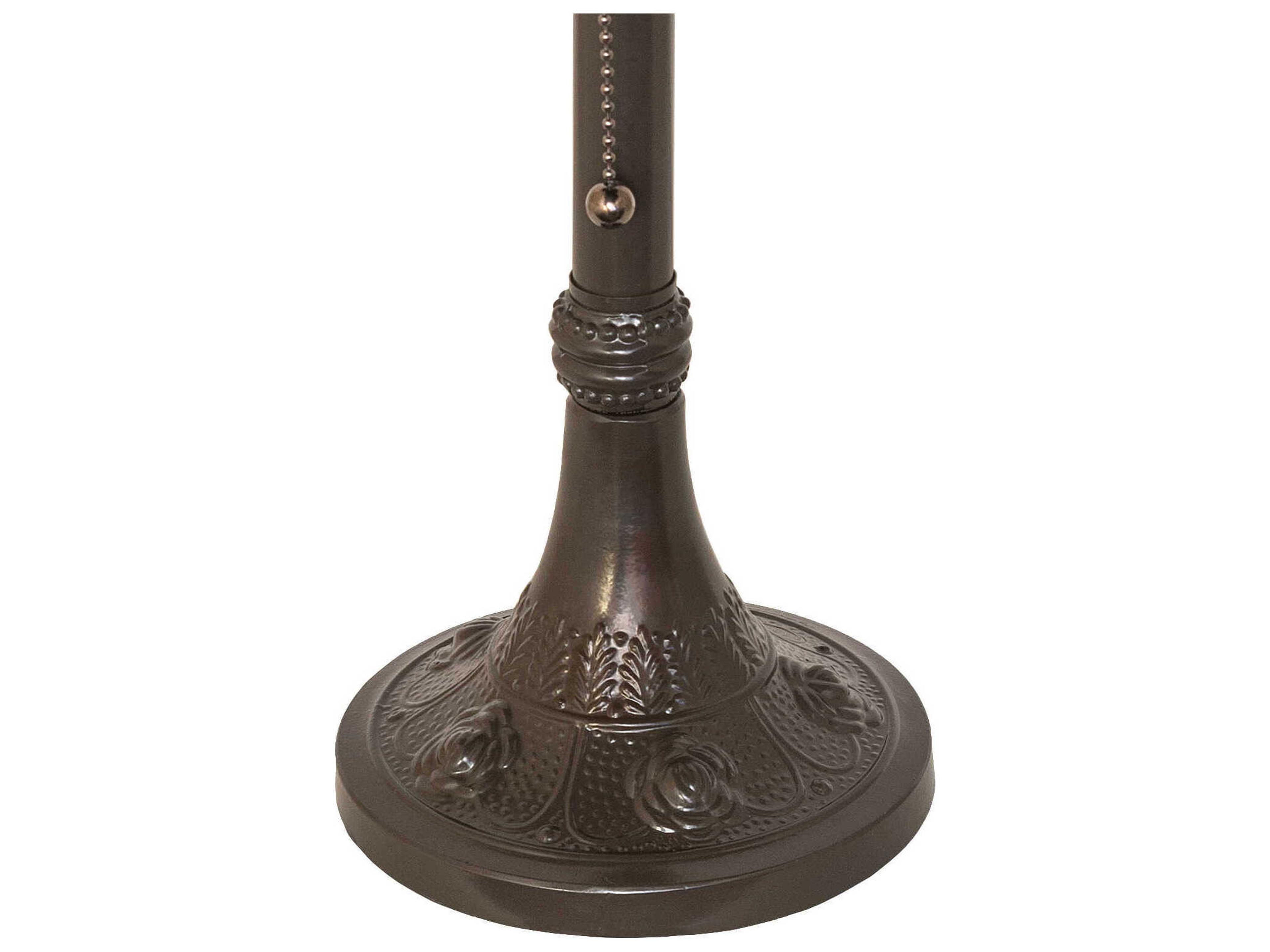 Meyda Jeweled Rose 1-Light Timeless Bronze Table Base