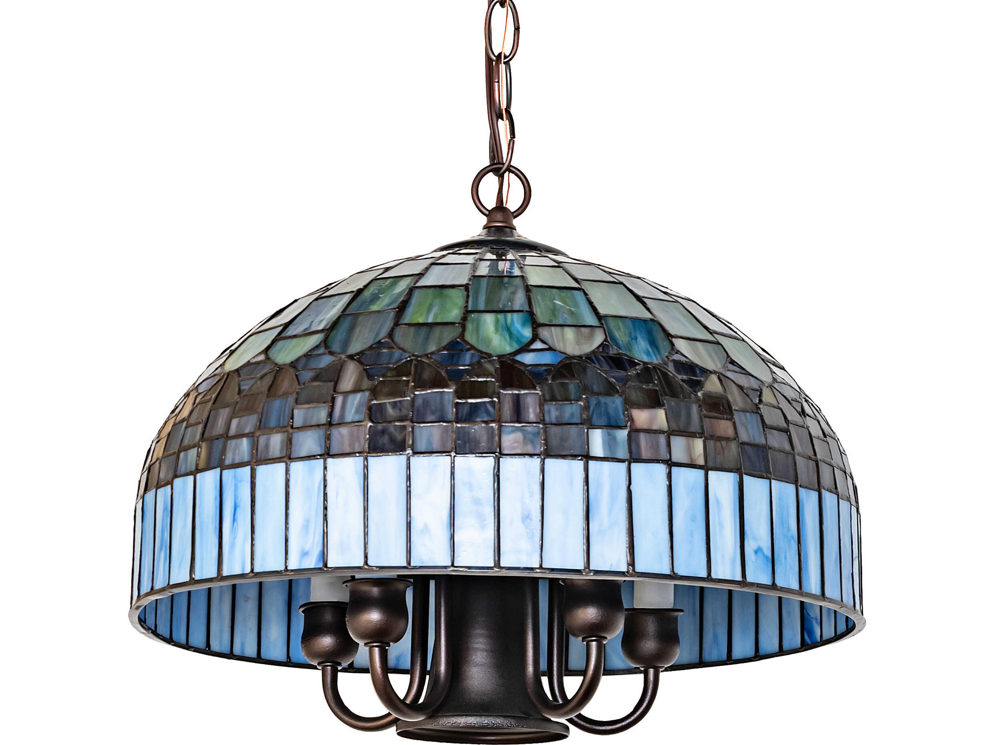Meyda Tiffany Candice 8-Light Green Pendant