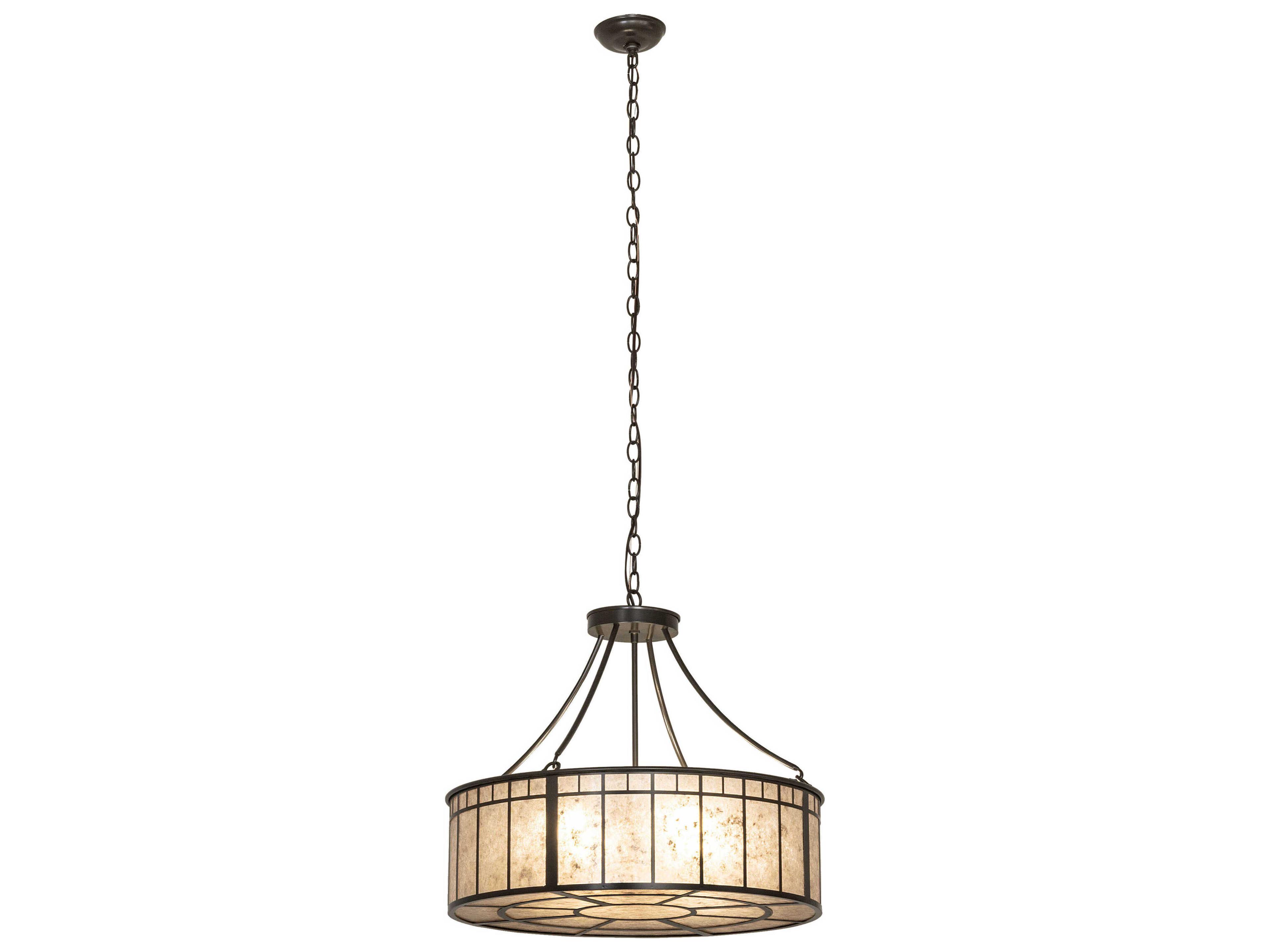 Meyda Glendale 4-Light Timeless Bronze Pendant