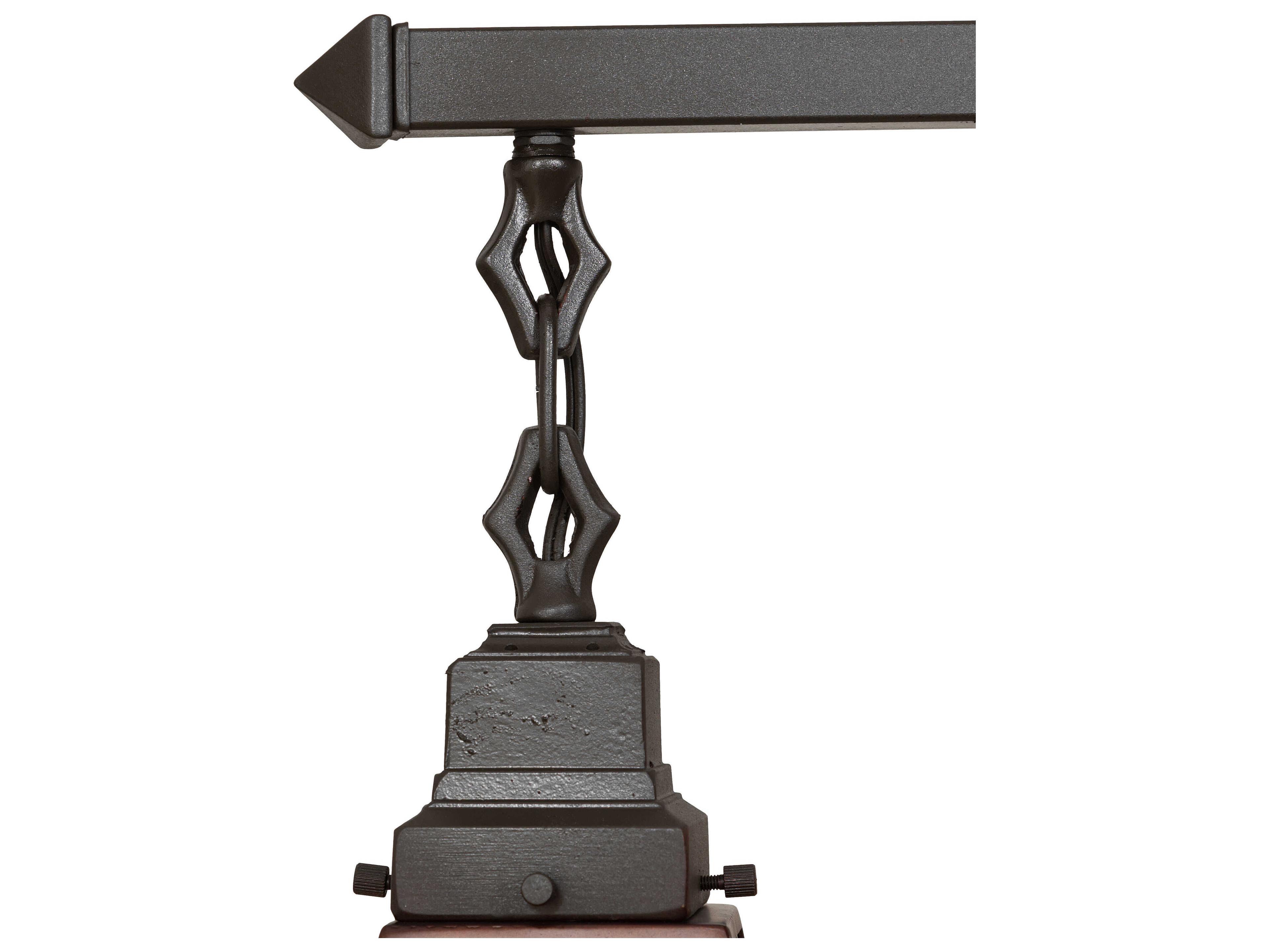 Meyda Bungalow 4-Light Mahogany Bronze Glass Lantern Chandelier