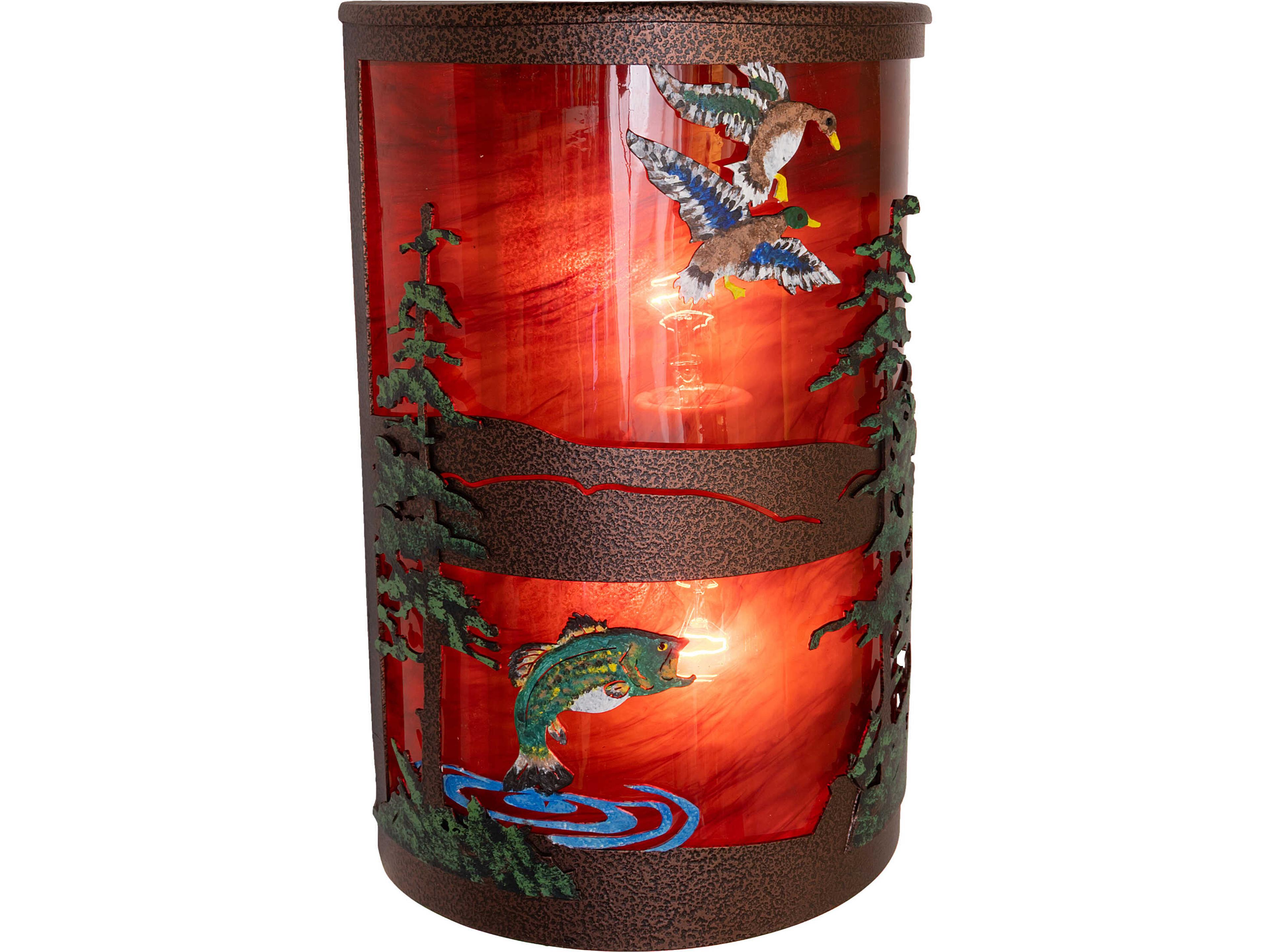 Meyda Bass & Mallard 2-Light Outdoor Wall Light