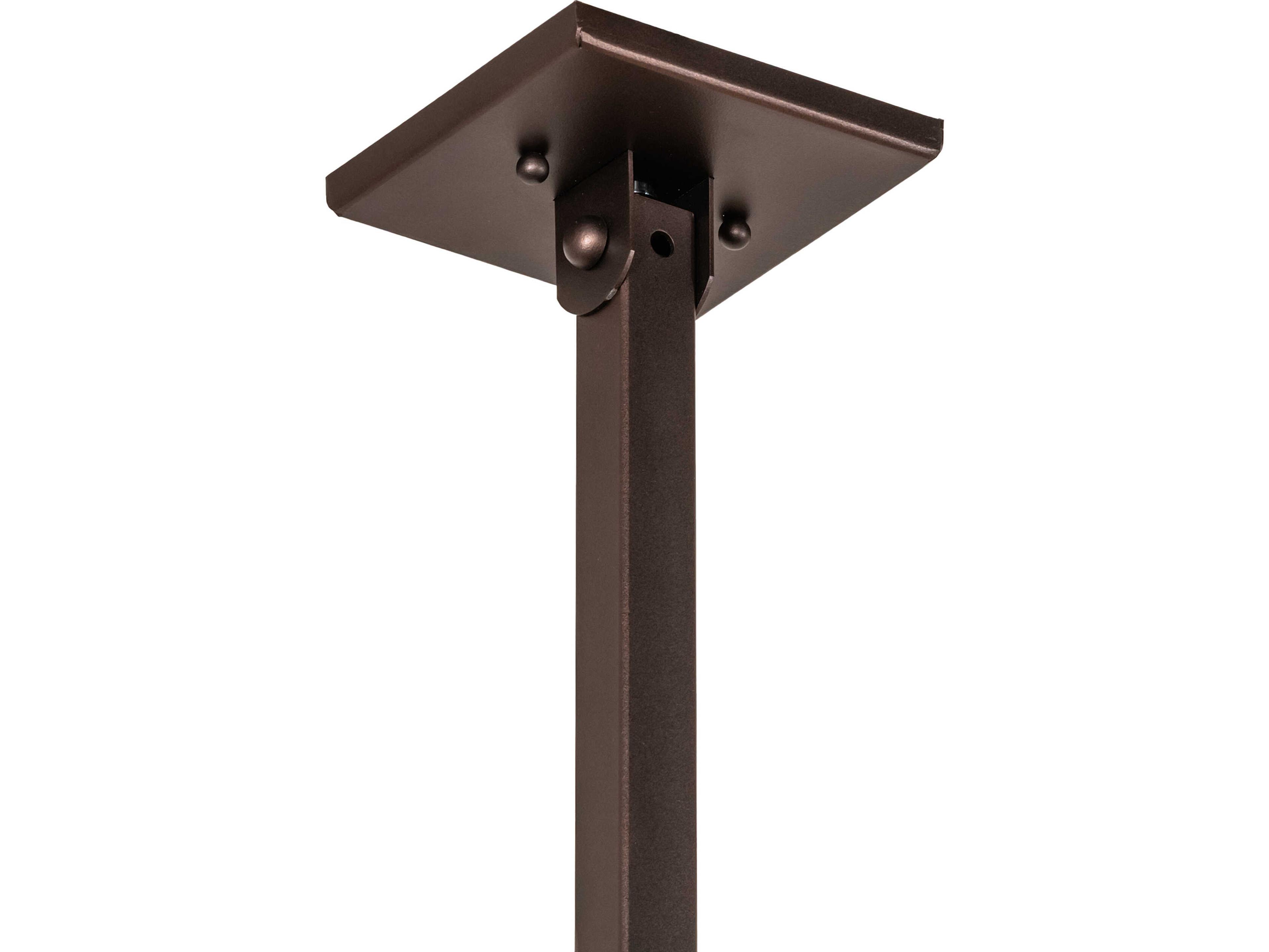 Meyda Whispering Pines 4-Light Amber Mica Bronze Traditional Linear Island Pendant