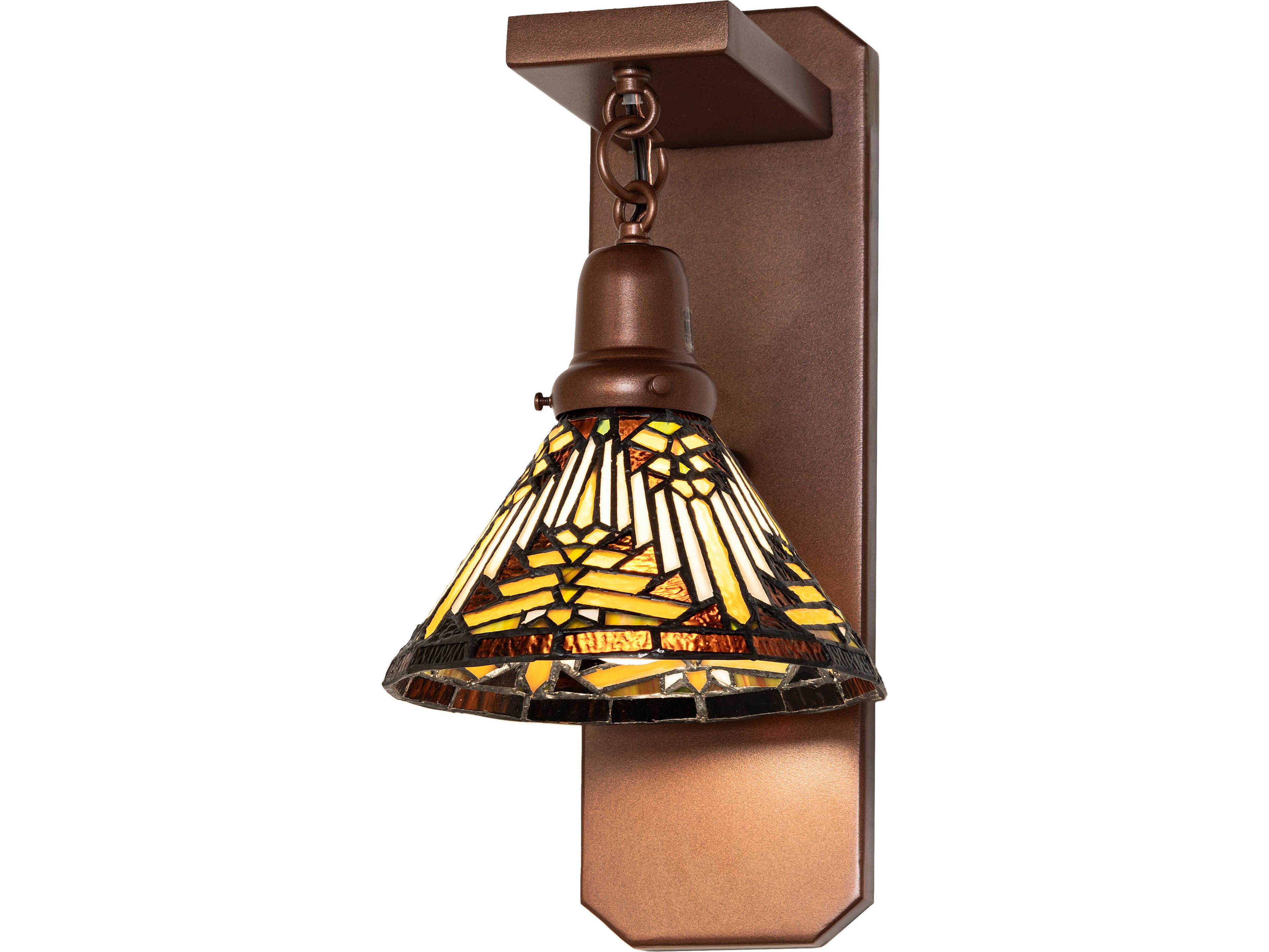 Nuevo 1-Light Bronze Traditional Wall Sconce