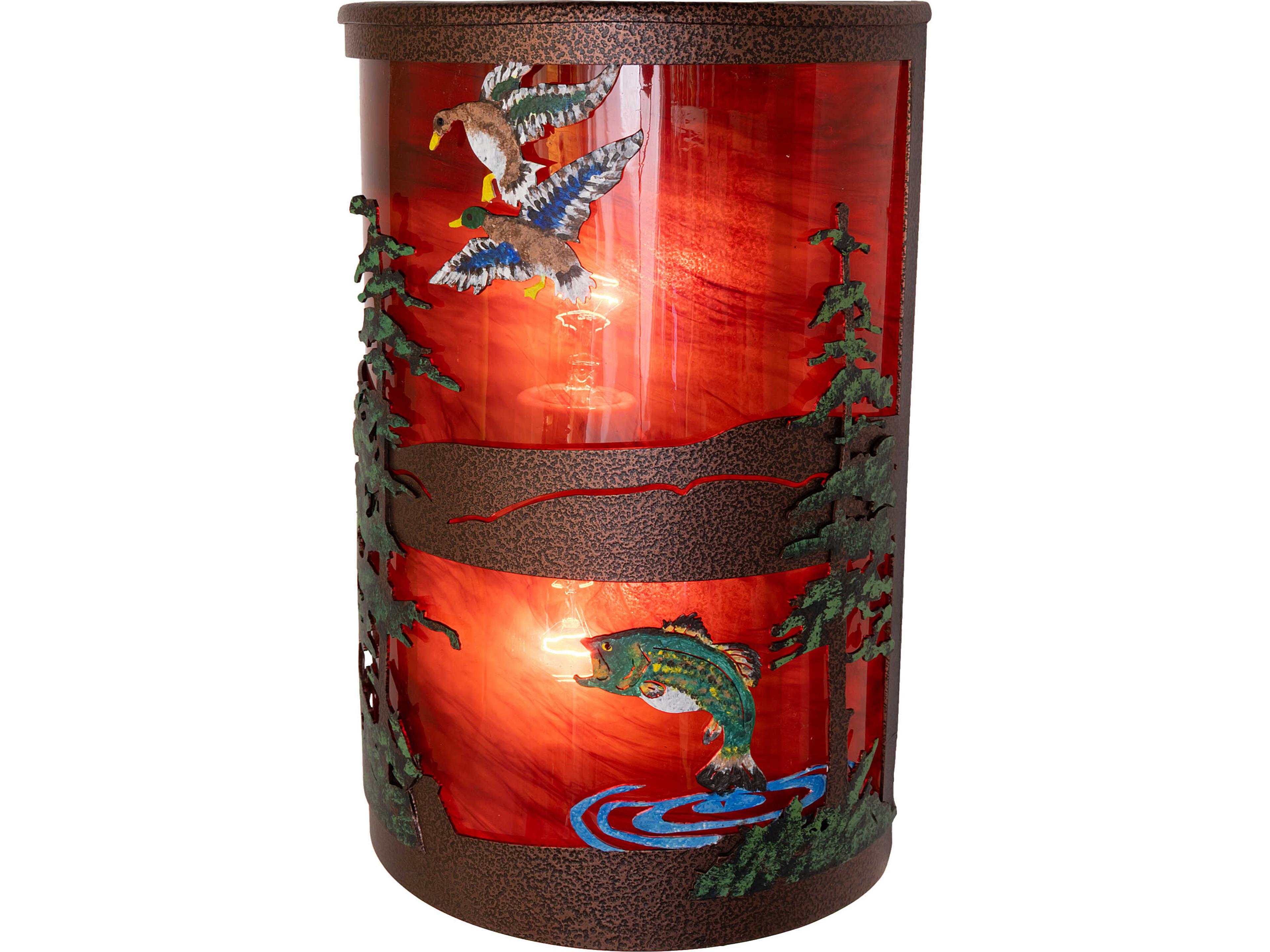 Meyda Bass & Mallard 2-Light Outdoor Wall Light