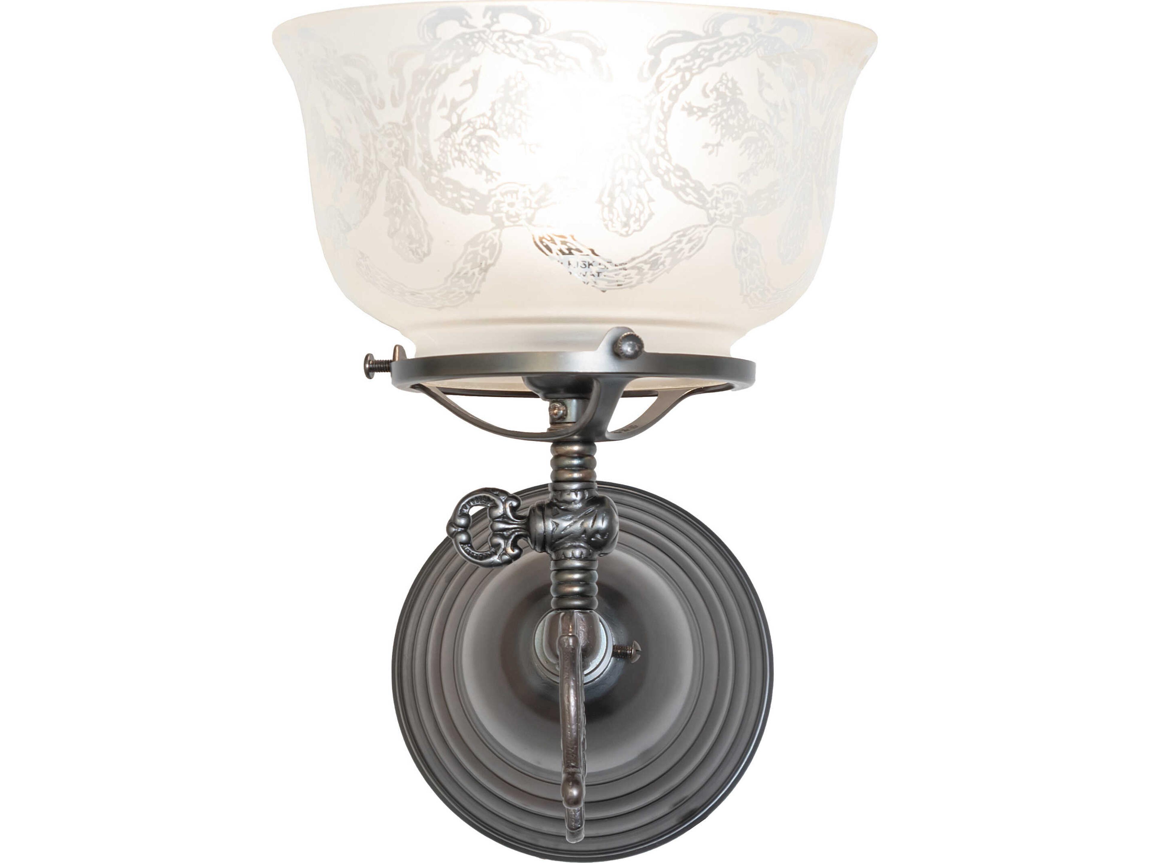 Meyda Revival 1-Light Bronze Traditional Wall Sconce