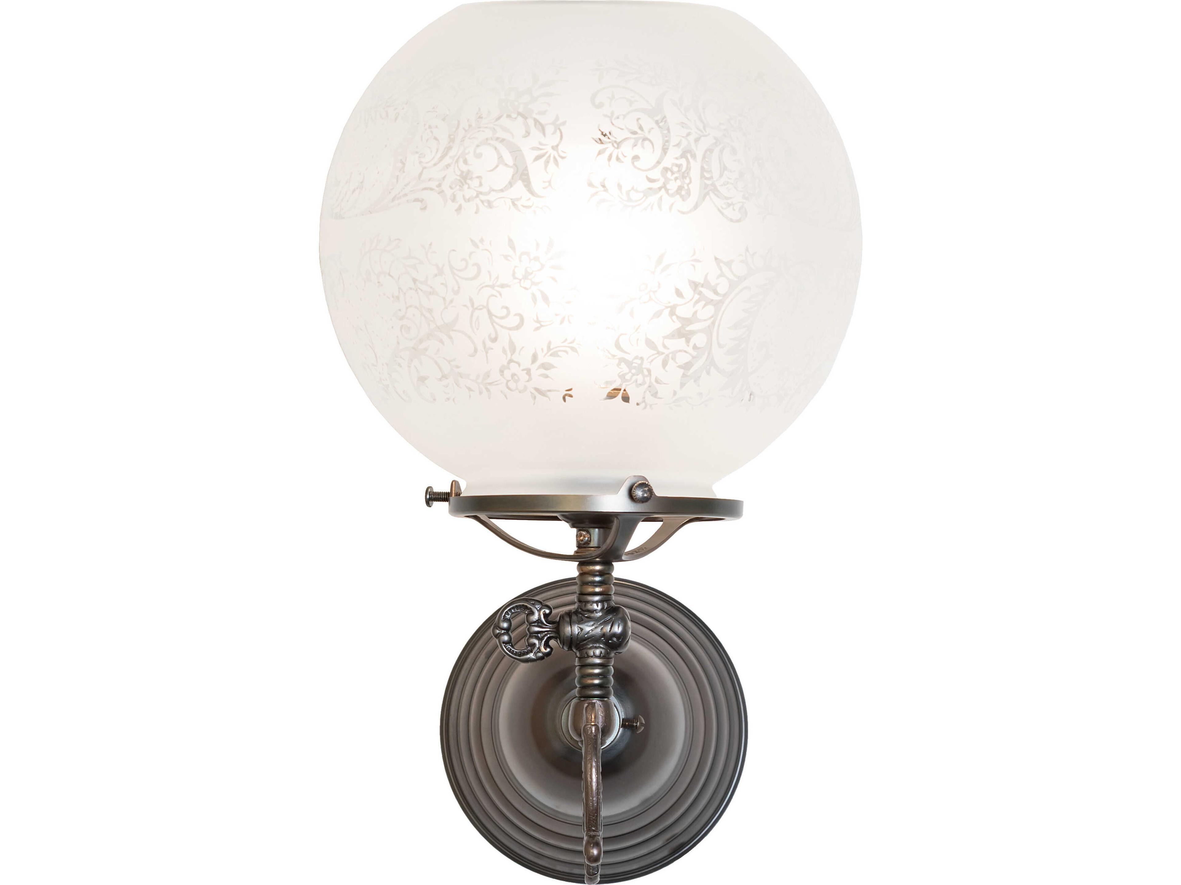 Meyda Revival 1-Light Bronze Traditional Wall Sconce