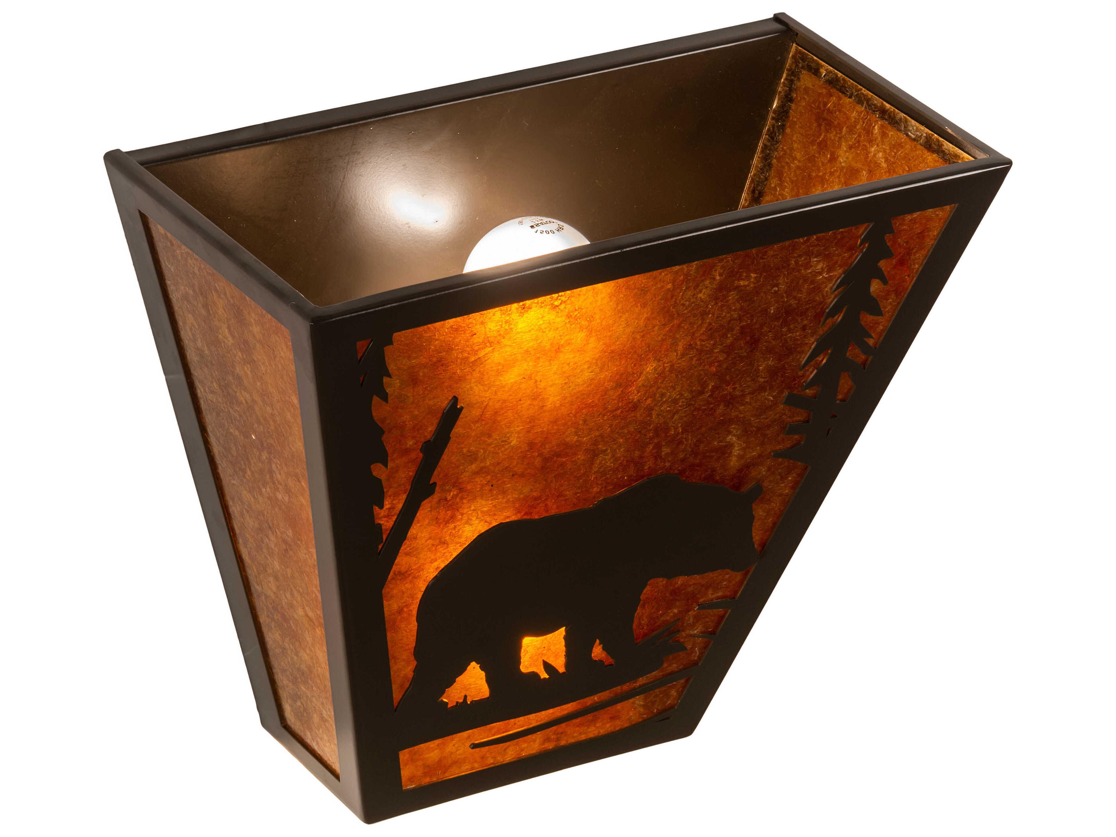 Meyda Bear Creek 2-Light Timeless Bronze Wall Sconce