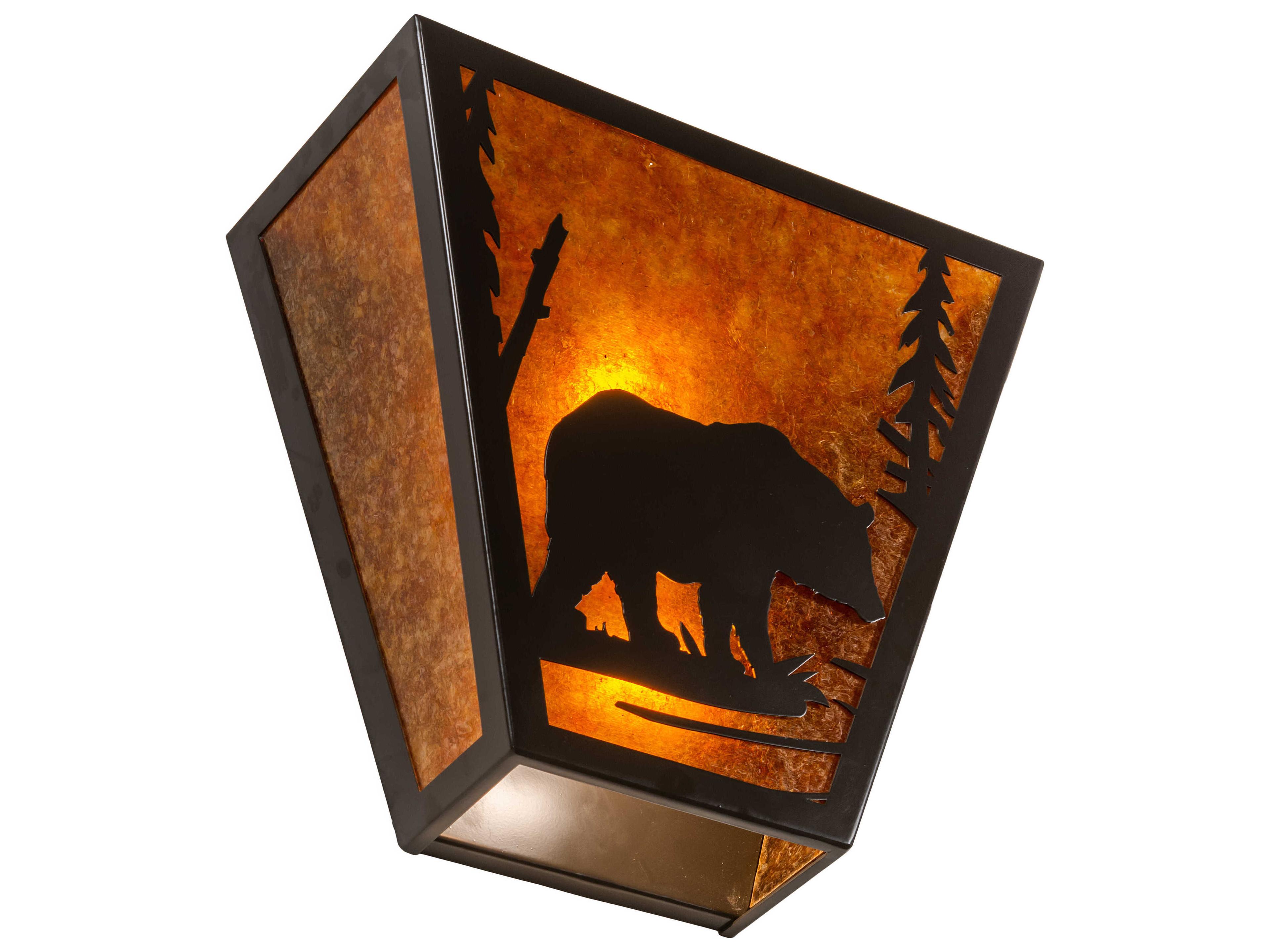 Meyda Bear Creek 2-Light Timeless Bronze Wall Sconce