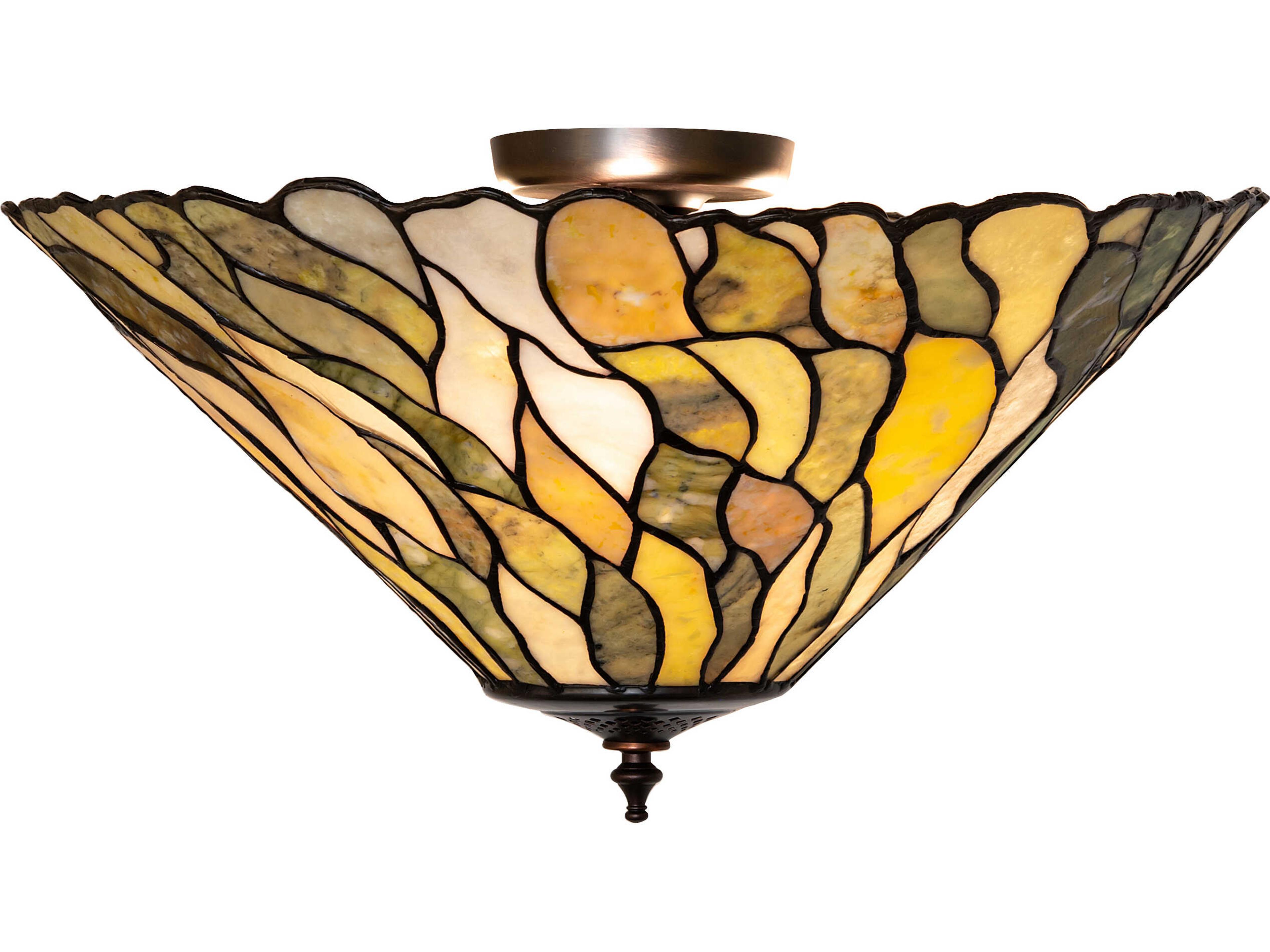 Willow 3-Light Bronze Flush Mount