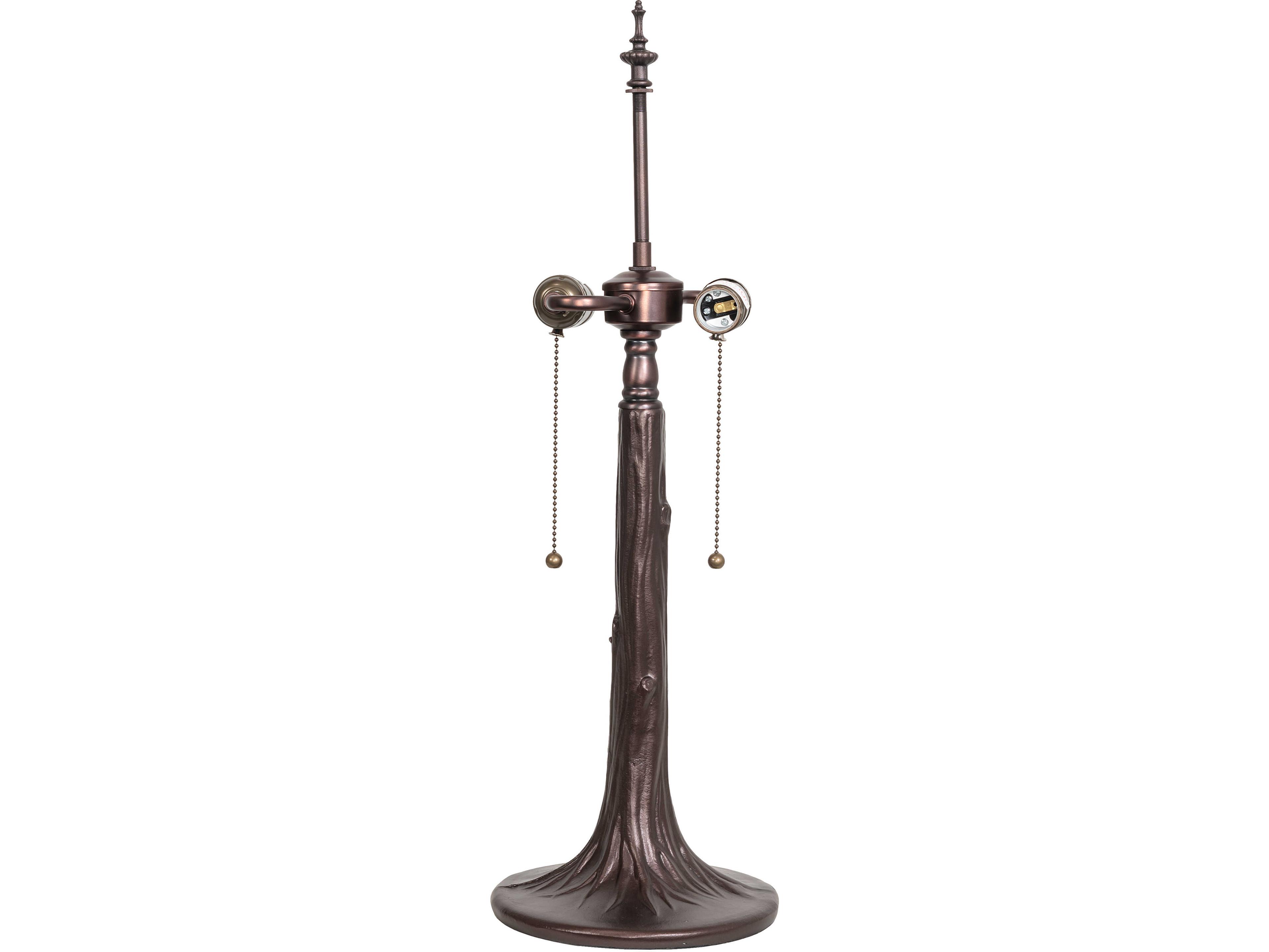 Meyda Tiffany Dragonfly Bronze Traditional Table Lamp