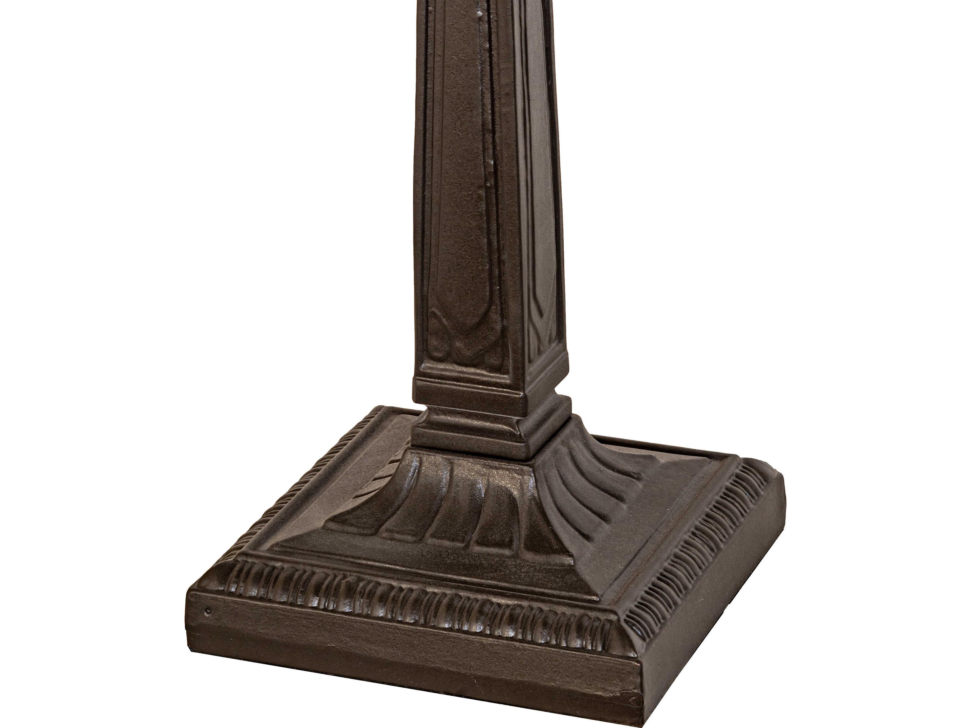 Meyda Pinecone Ridge Bronze Traditional Table Lamp