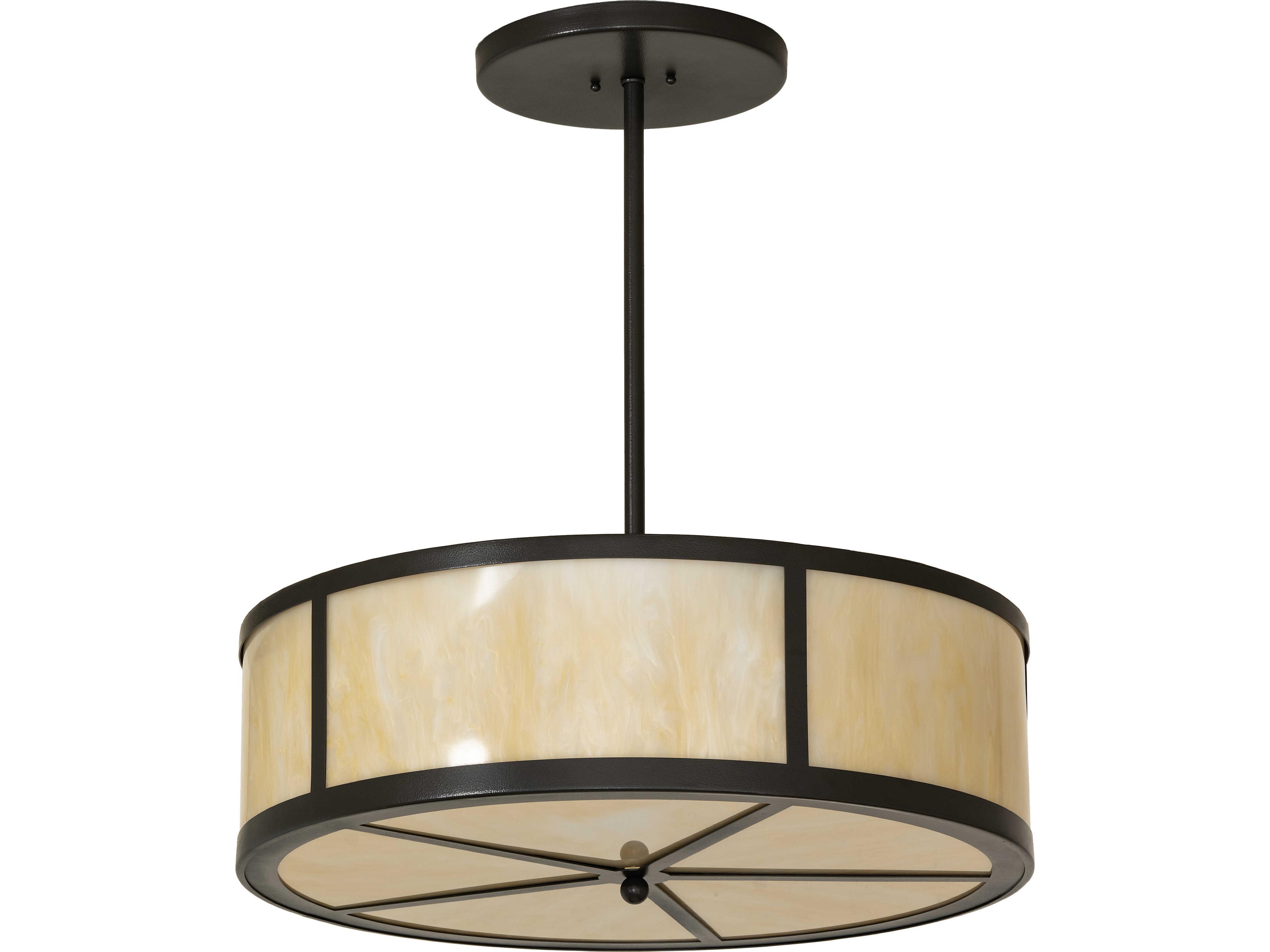 Meyda Smythe 4-Light Sahara Taupe Idalight Bronze Pendant