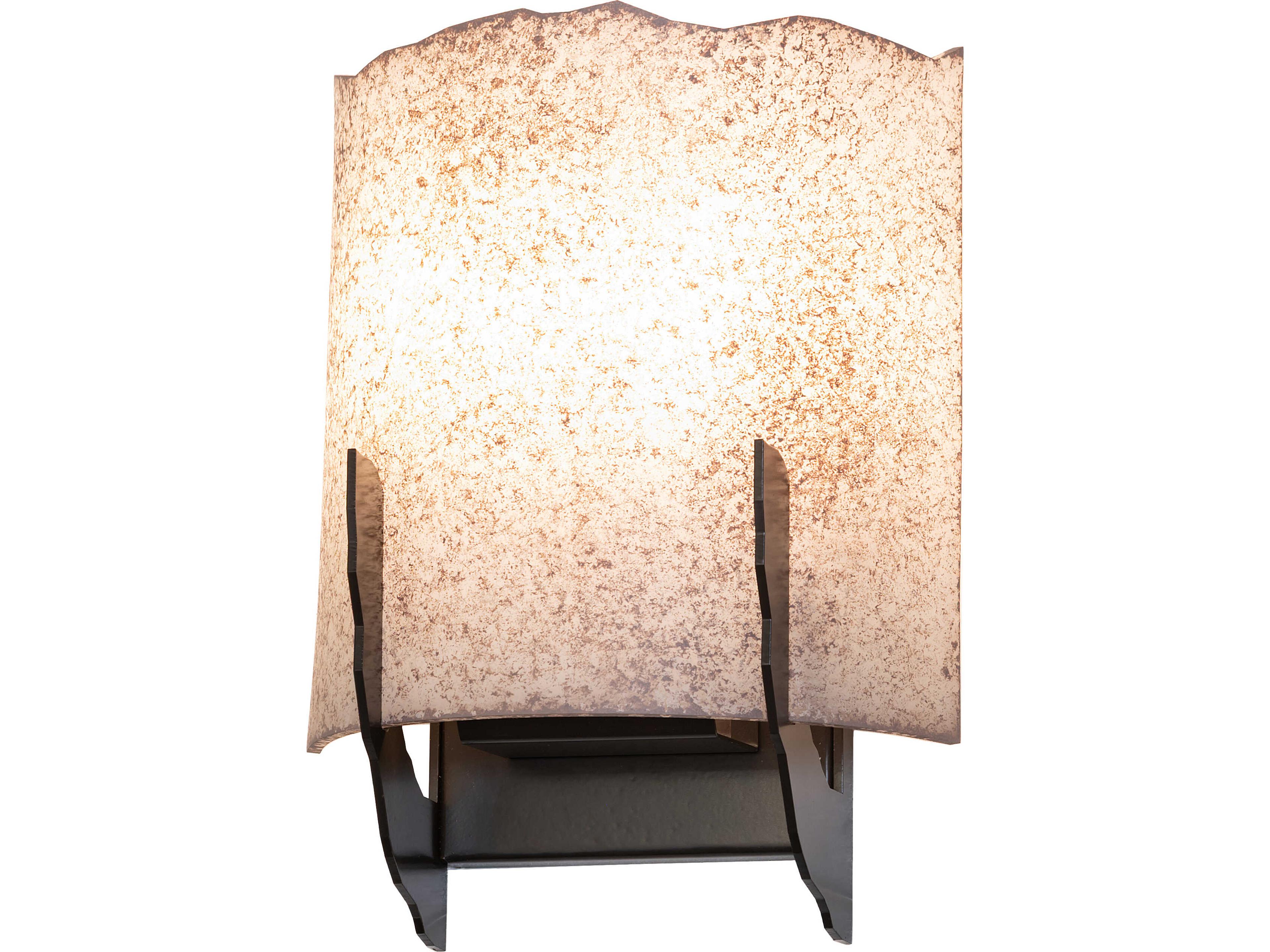 Octavia 2-Light Parchment Idalight Bronze Wall Sconce