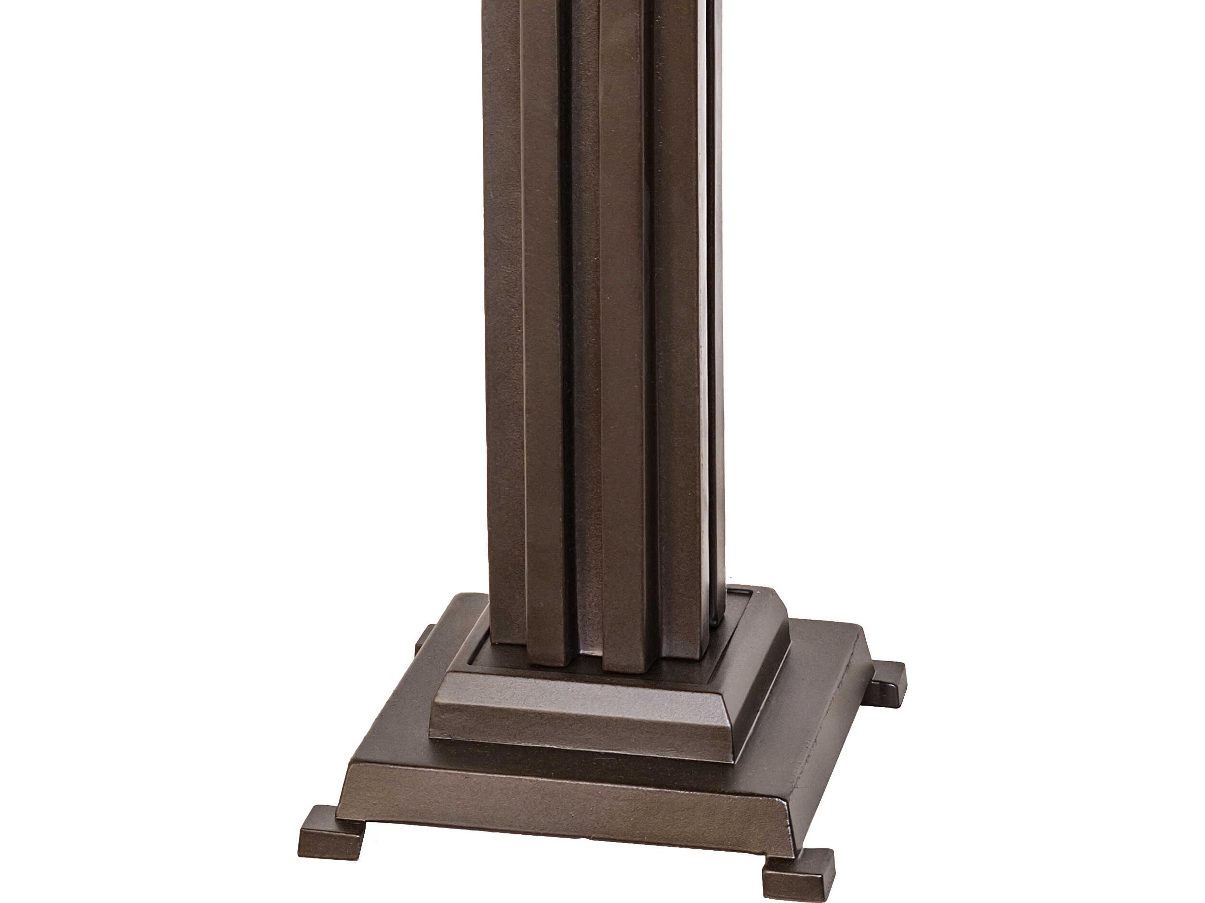 Meyda Mission Mahogany Bronze 2-Light Buffet Lamp